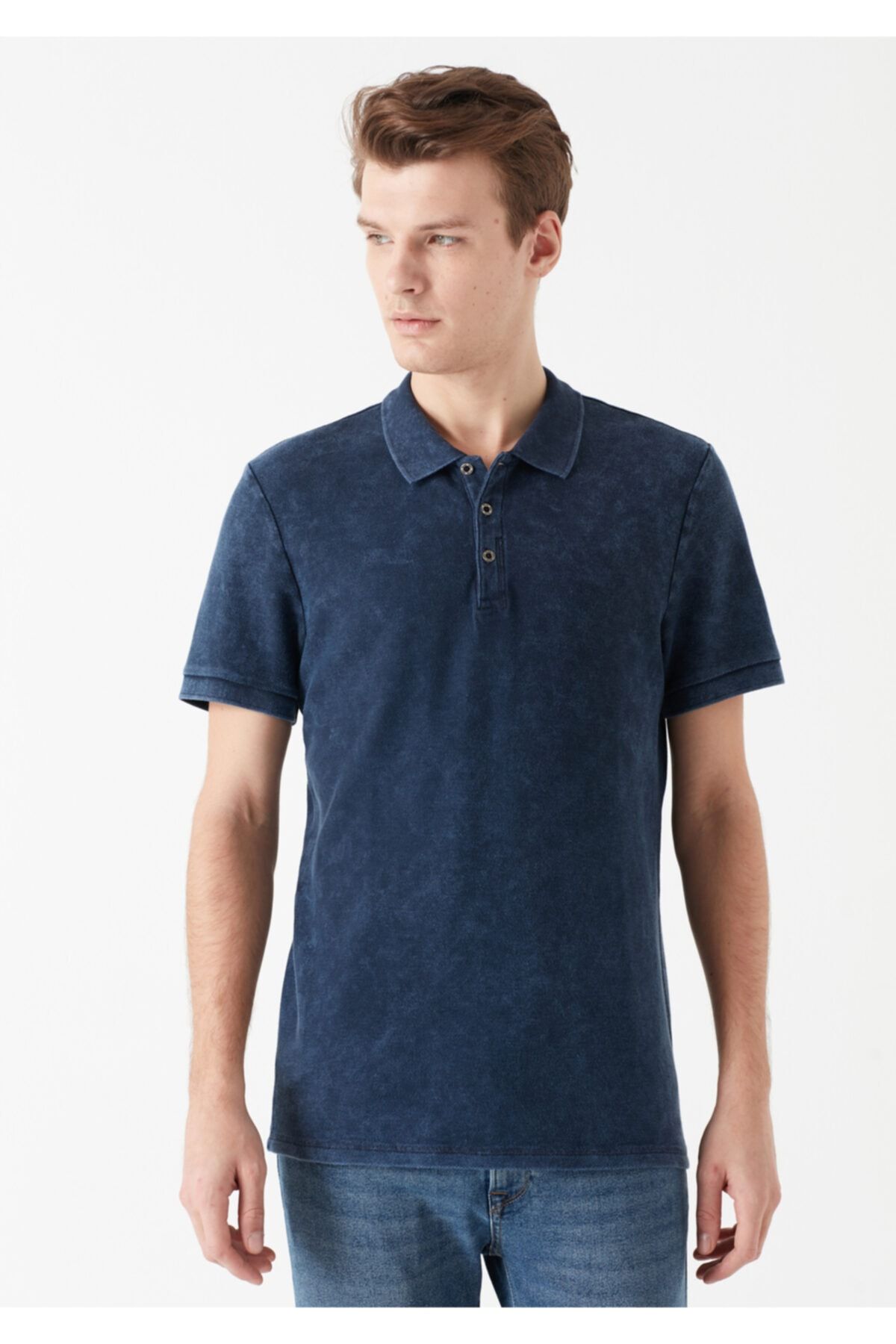Mavi Erkek İndigo Polo Yaka T-Shirt