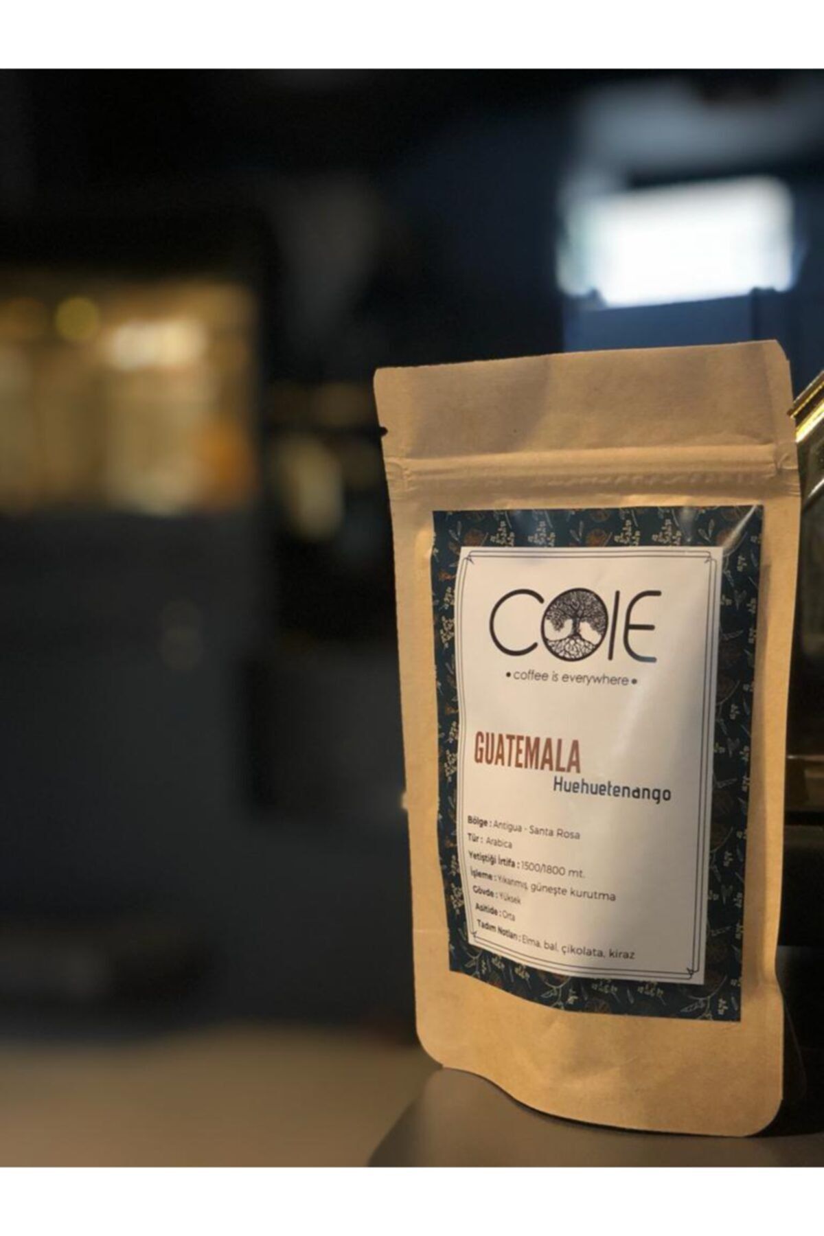 Coie Guatemala Huehuetenango - Filtre Kahve - Öğütülmüş 250 gr