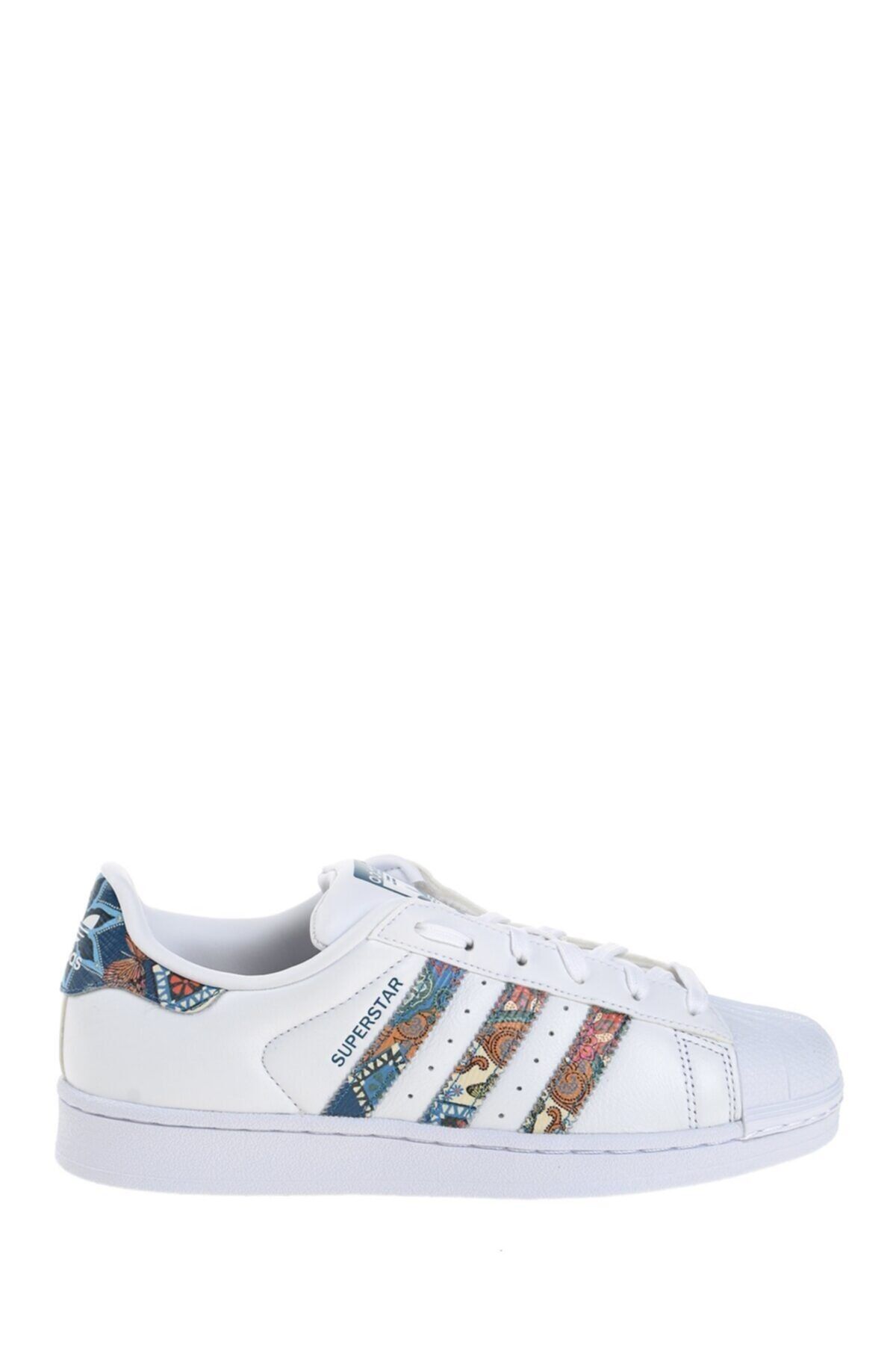 adidas Erkek Beyaz Desenli Sneaker Superstar