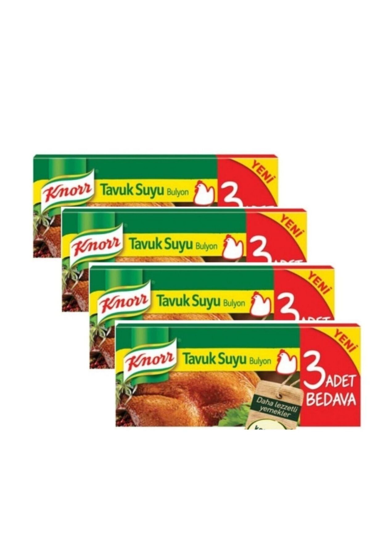 Knorr Tavuk Bulyon 12''li 4 Paket (48 Tablet)
