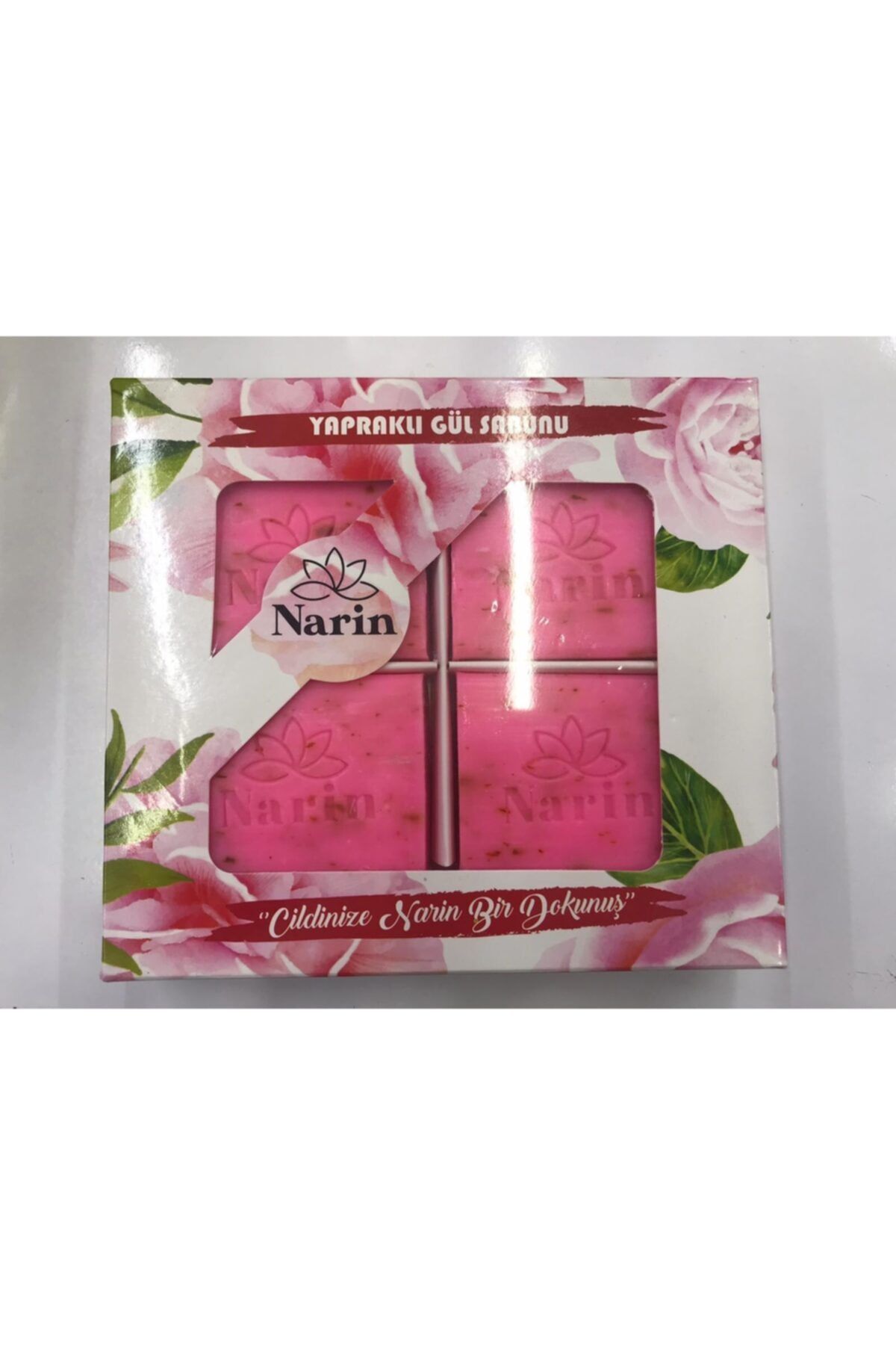 Narin Gül Yapraklı Banyo Sabunu 4*80gr