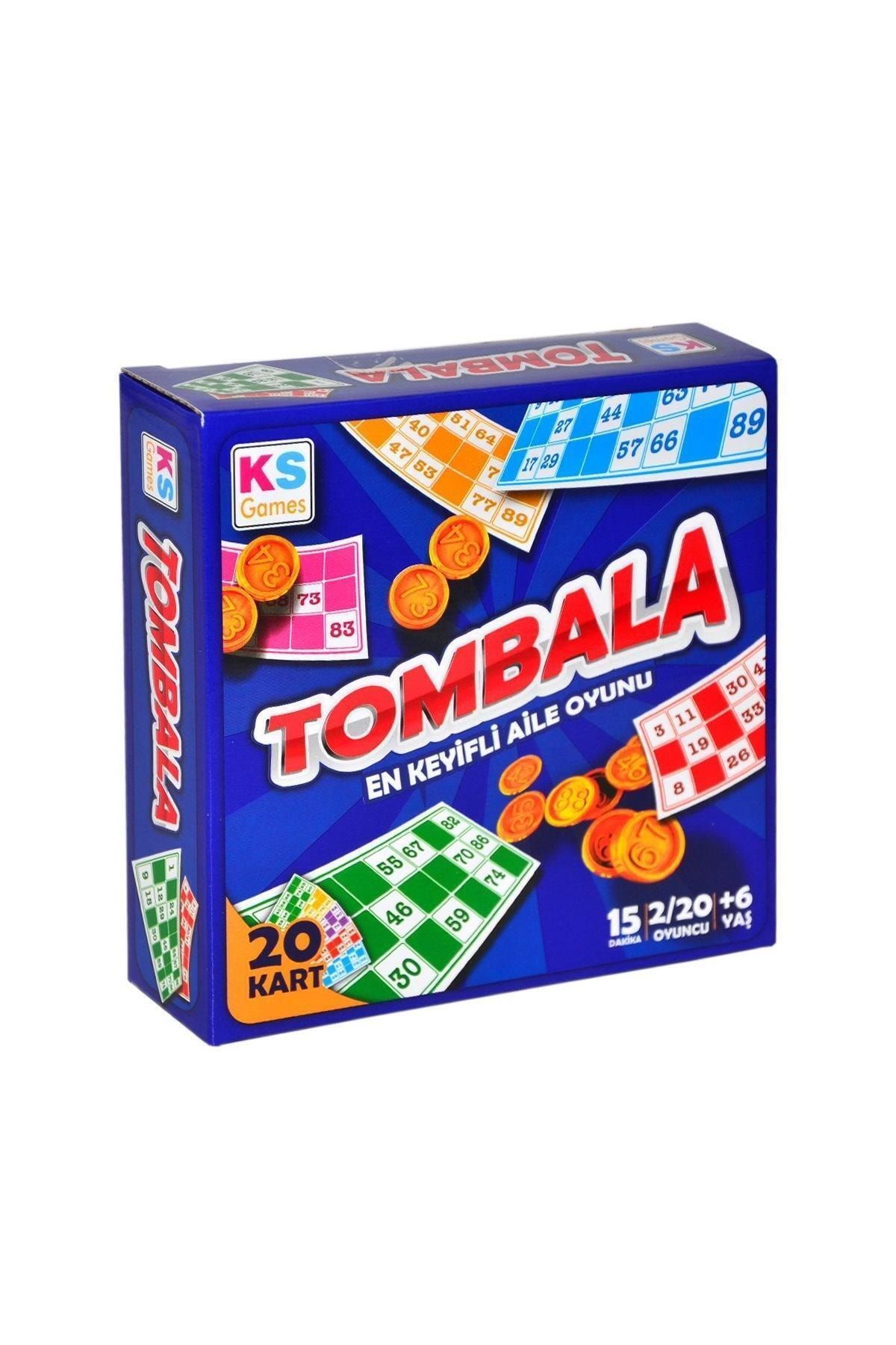 KS Oyuncak Tombala Seti 20 Kartlı Tombala Oyunu Yılbaşı Tombala Seti 6+ Yaş