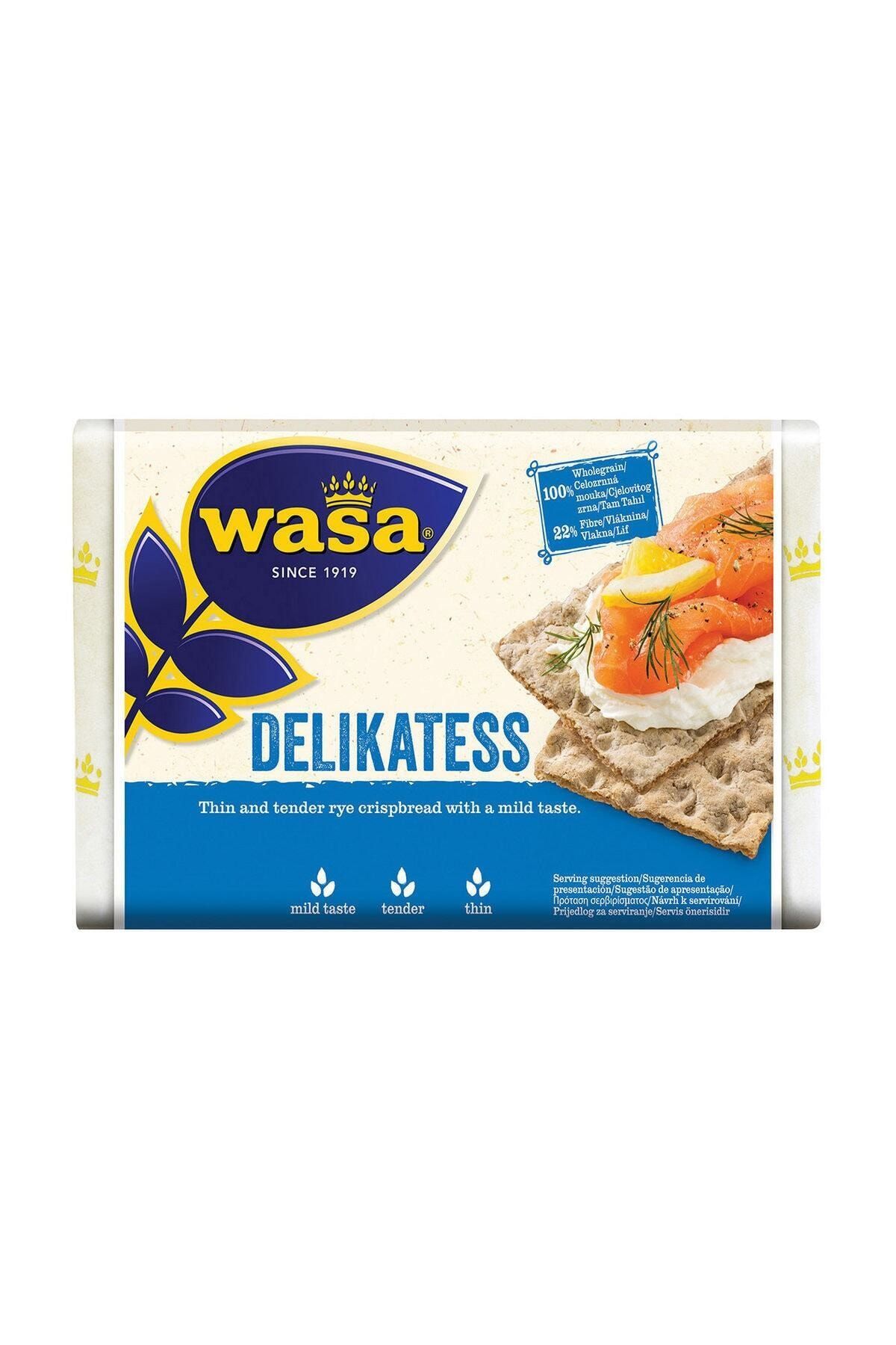 Wasa Ince Gevrek Ekmek - Kraker / Crispbread Delikatess 270 G