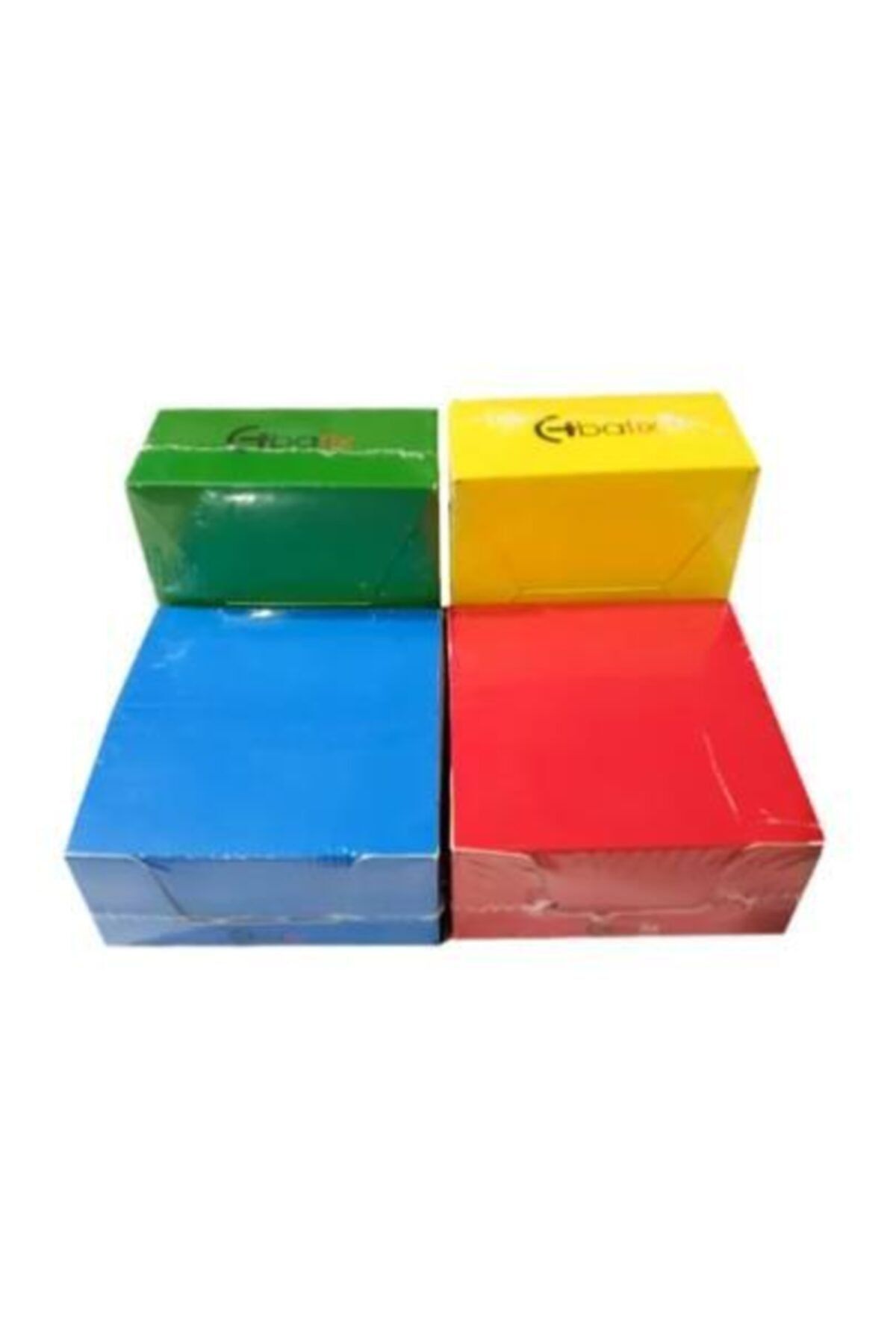 Bafix Küp Not 9x9x5cm Renkli Asorti (8 Paket)