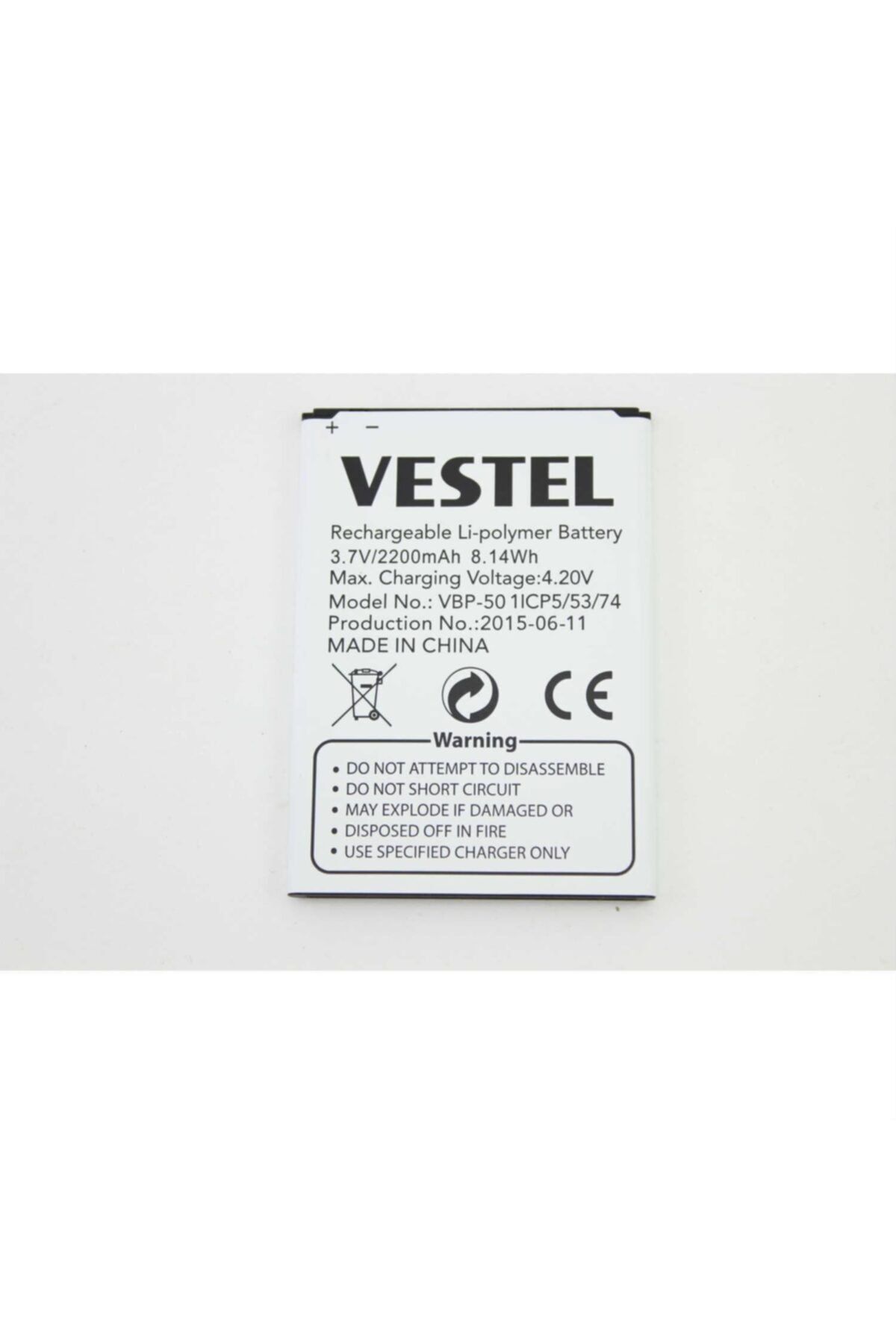 VESTEL Venüs 5.0v Orj. Batarya Pil