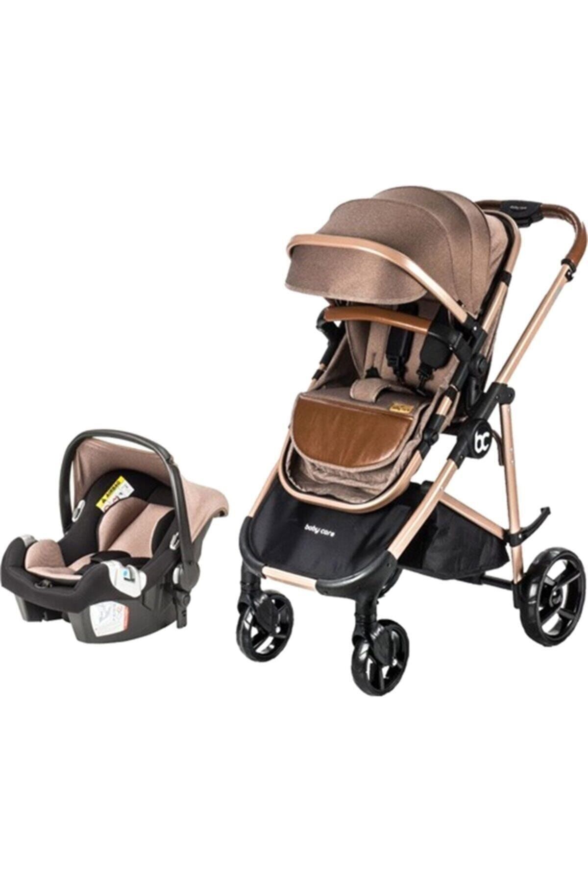 Baby Care Unisex Gold Rengi Astra Sade Trio Travel Sistem Bebek Arabası