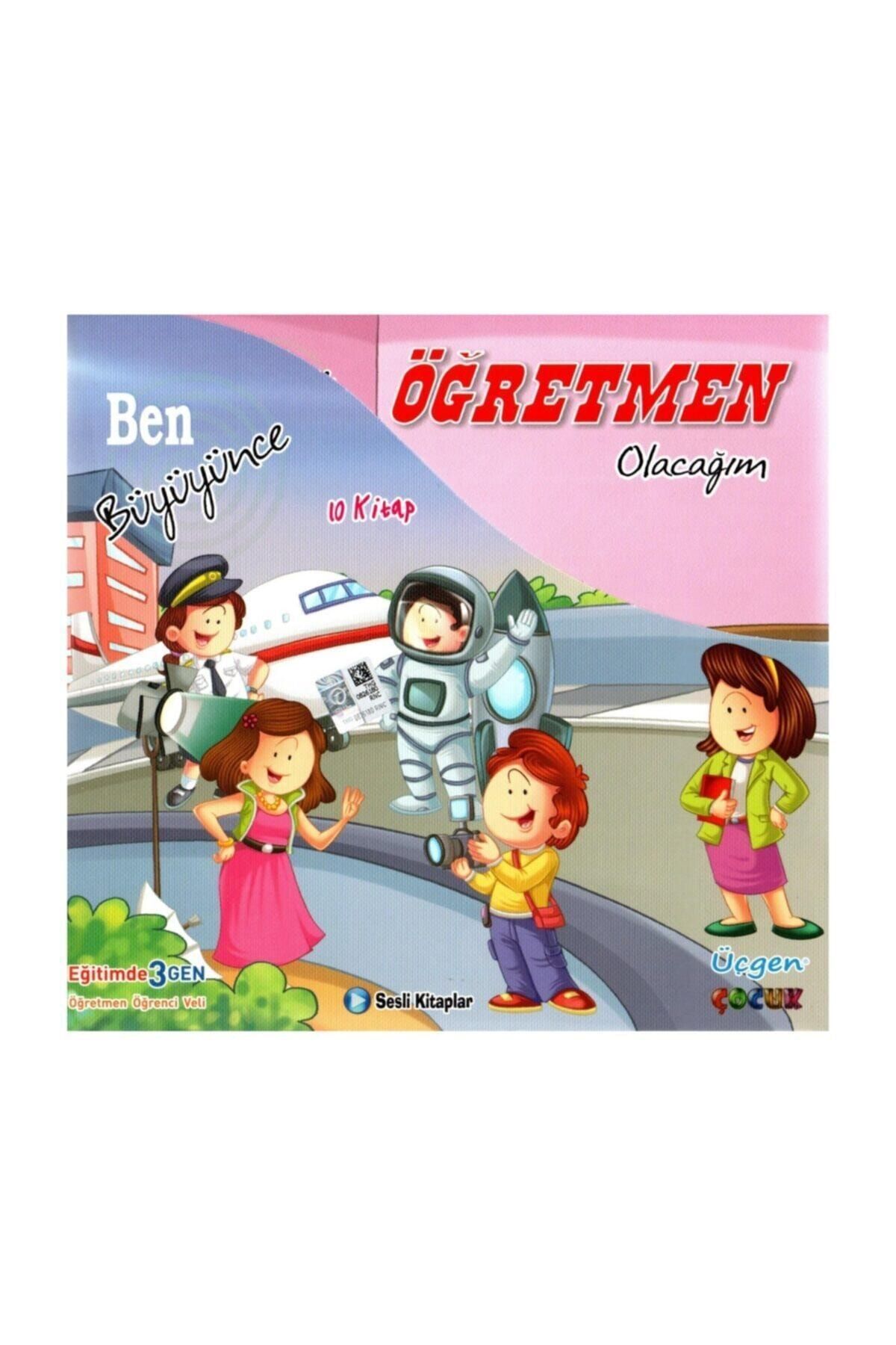 Üçgen Yayıncılık 1. Sınıf Sesli Hikaye Okuma Kitabı 10 Kitap Ben Büyüyünce Üçgen Çocuk