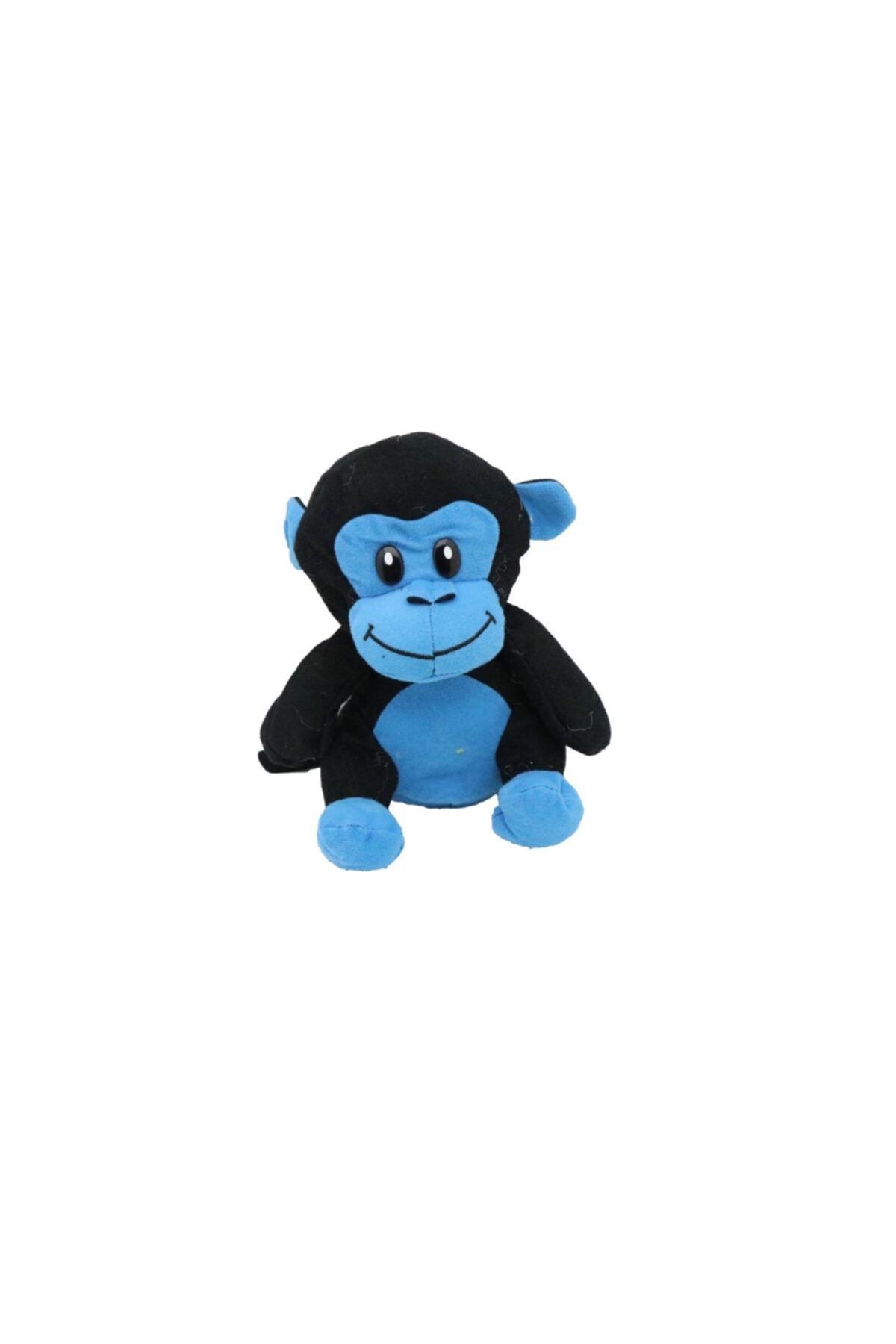 4M Sevimli Peluş Maymun Mavi 18 cm
