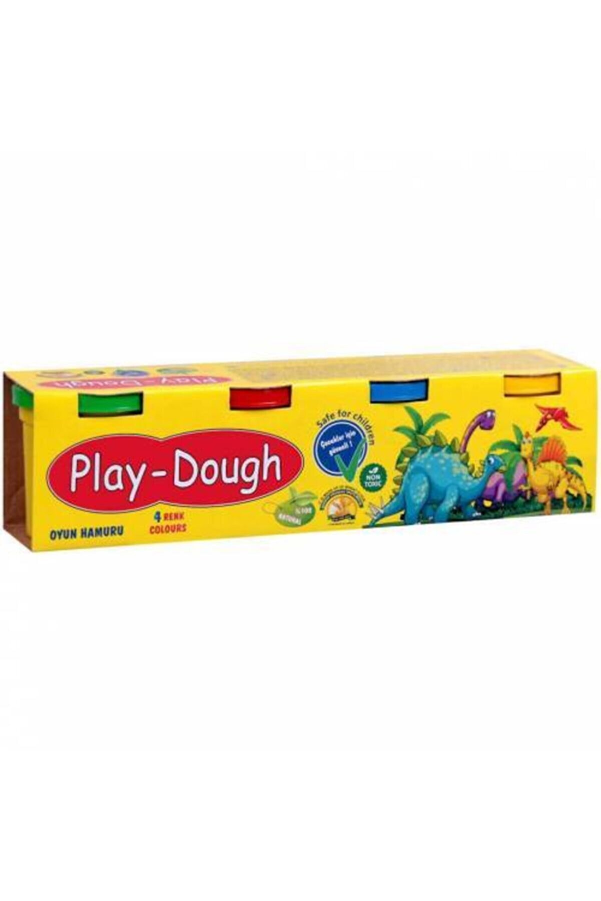 Play Dough Colorbank Renkli Oyun Hamuru 4lü