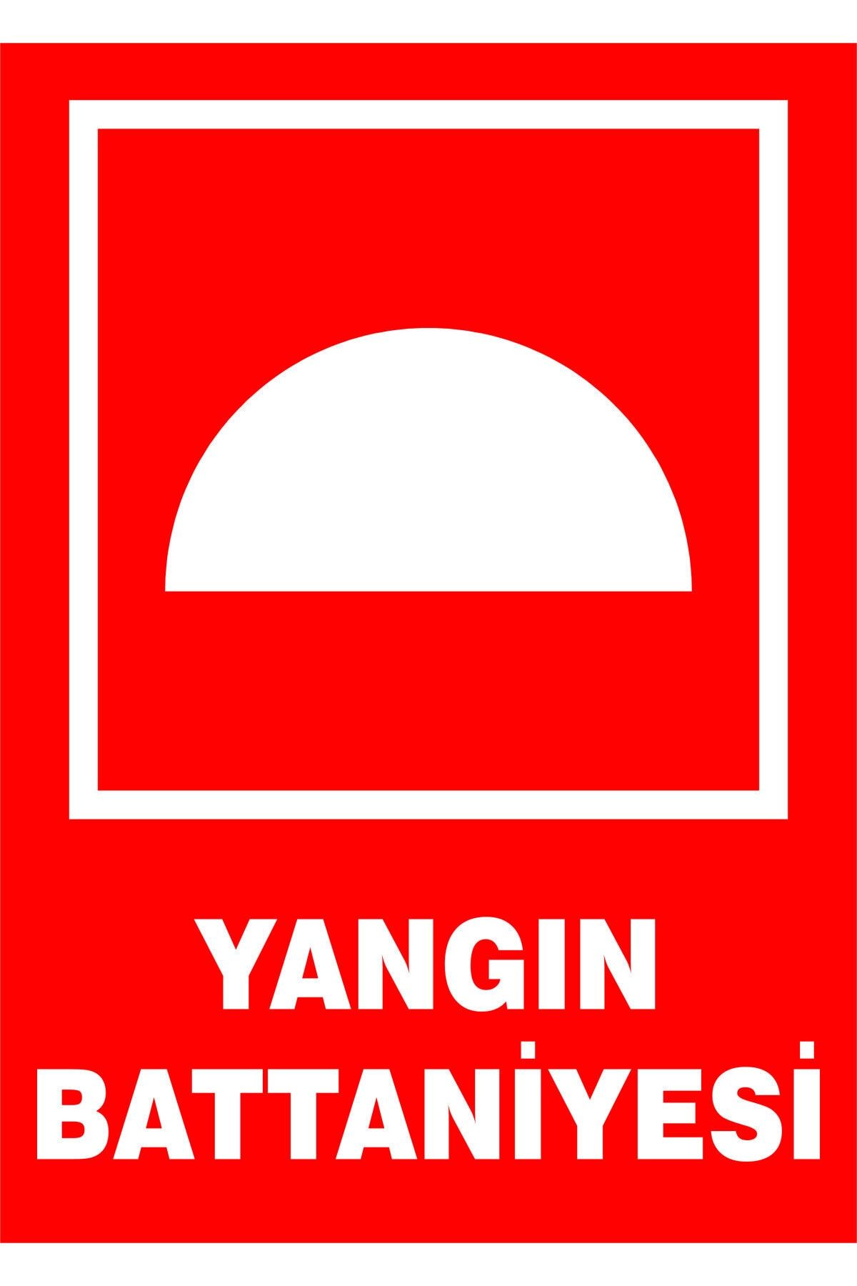 İzmir Serigrafi Yangın Battaniyesi Kendinden Yapışkanlı Etiket 17,5 X 25 Cm