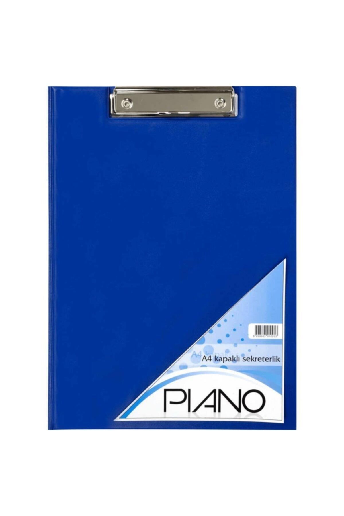 Piano Mavi Sekreterlik Pvc A4 Kapaklı