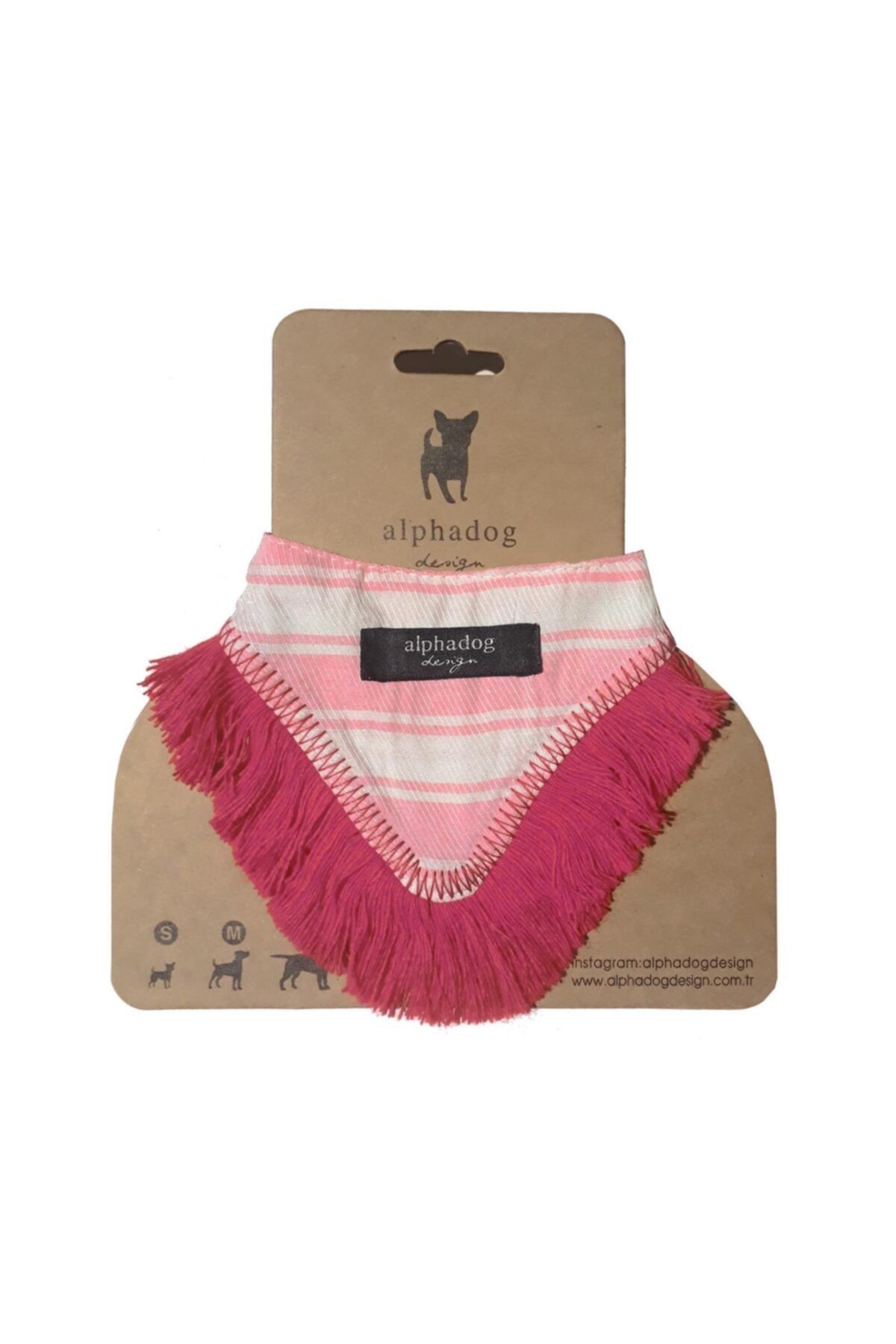 Alphadog Pembe Köpek Bandanası
