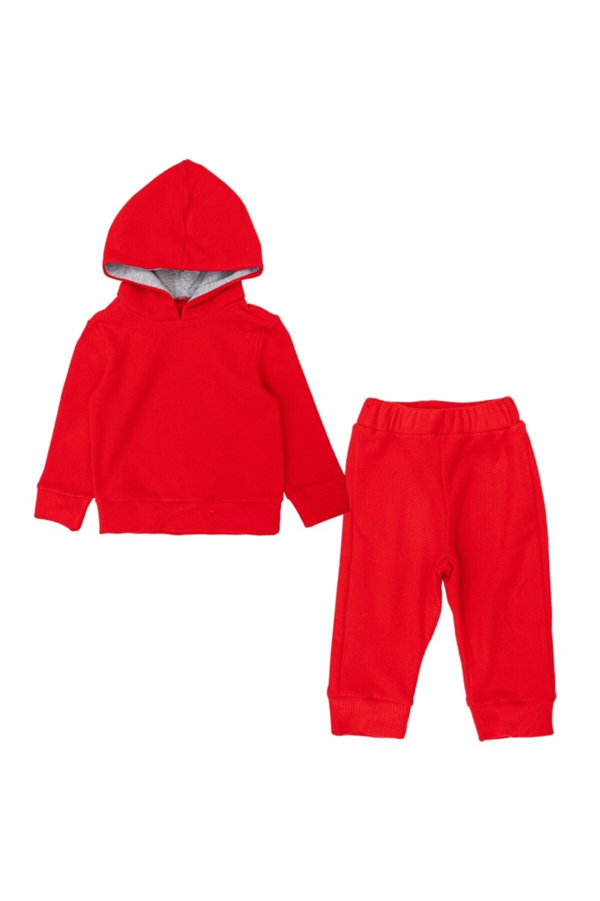 Petit Boom Bebek & Çocuk Relax Eşofman Set Kırmızı