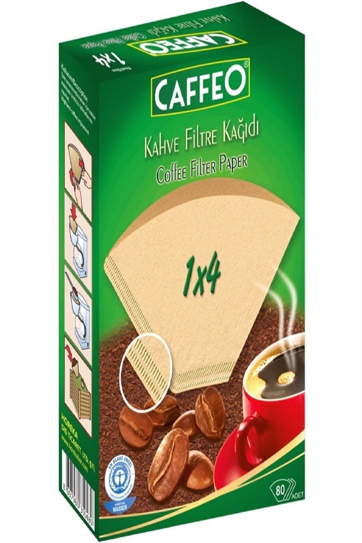 İkram Doğal ÜrünlerPazarı Caffeo Filtre Kahve Kağıdı 1x4 4 Numara 80'li Paket