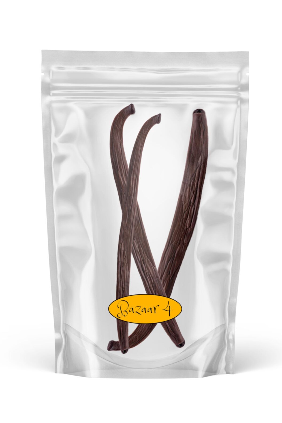 BAZAAR 4 Vanilya Çubuk 3 Adet %100 Doğal Yeni Mahsul Vanilla Stick