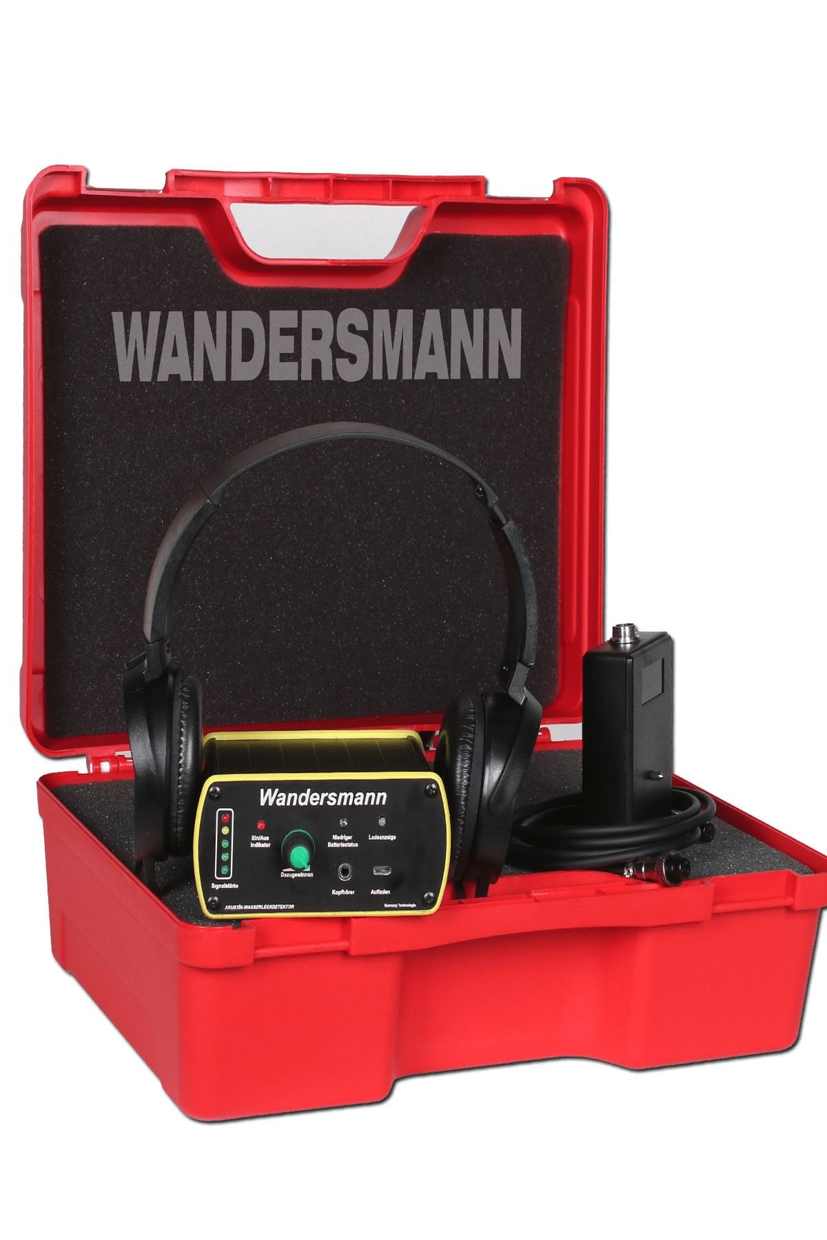 Wandersmann Su Kaçak Tespit Cihazı Beton Altı Su Sızıntı Bulma Su Kaçağı Algılama Akustik Dinleme