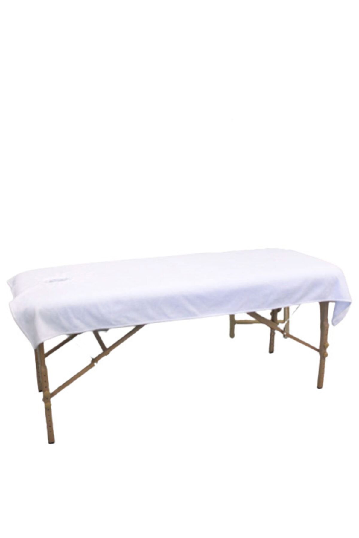 Bol Ticaret Tekstil Outlet Beyaz Yakalı Masaj Yatağı Havlusu 100x220 Cm