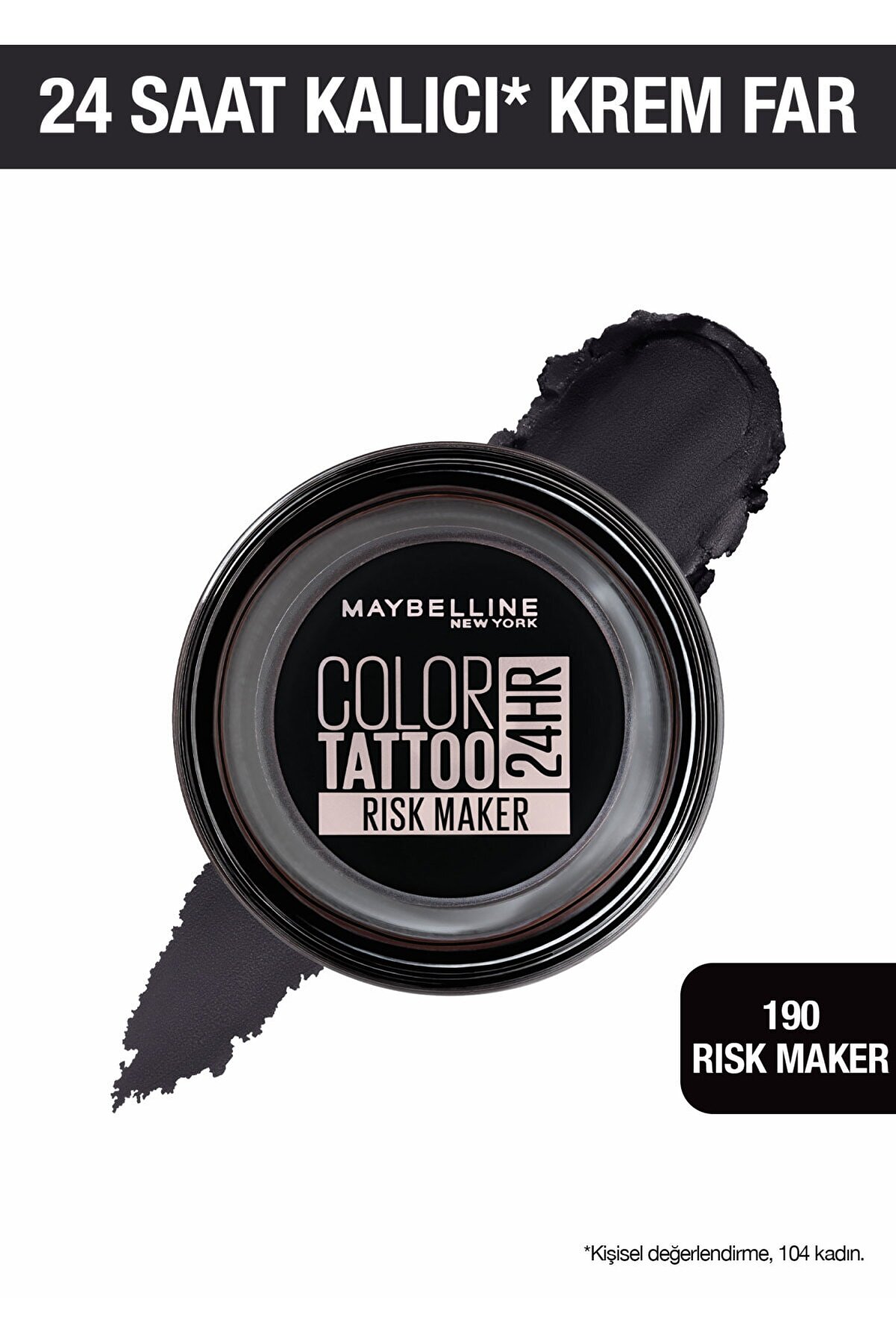 Maybelline New York Krem Göz Farı - Color Tattoo 24HR 190 Risk Maker 3600531581503