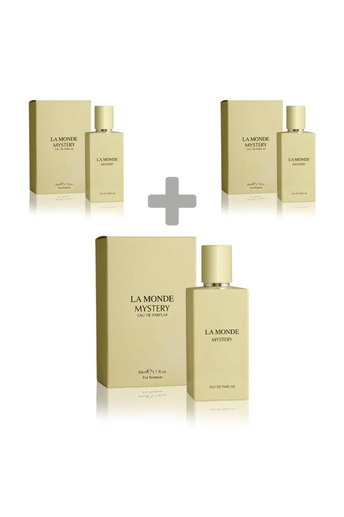 La Monde Lamonde Mystery Sarı Edp 50 Ml Kadın Parfüm 3'lü Set