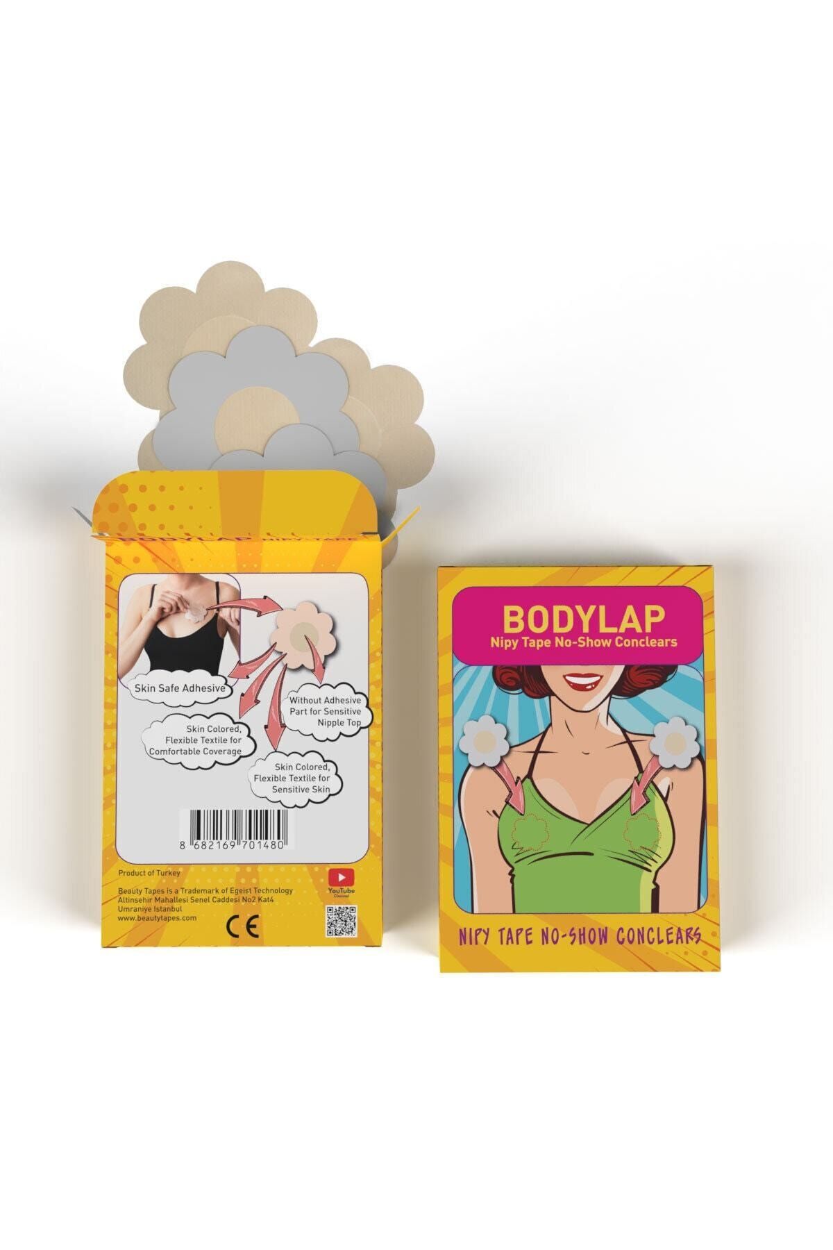 Beauty Tapes Bodylap Nipy Sütyensiz Göğüs Ucu Kapatıcı Meme Ucu Kapatıcı Bant