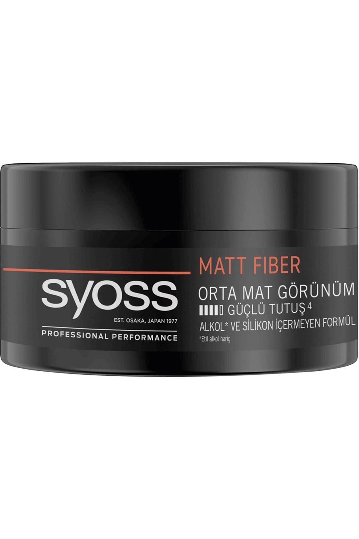 Syoss Fiber High Control Şekillendirici Mat Wax 100 Ml. Yüksek Tutuculuk