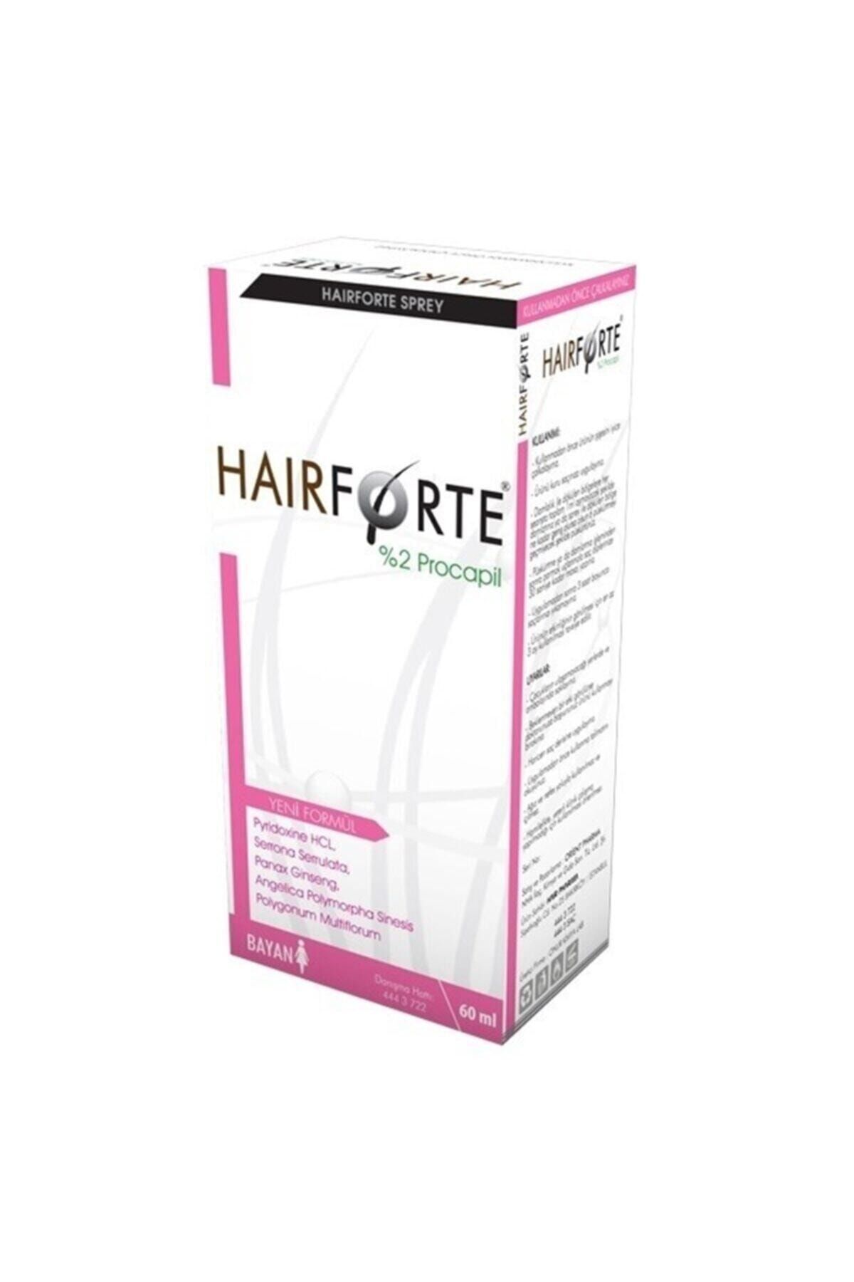 Hair Pharma Hair Forte Sprey %2 Procapil Saç Dökülmesine Karşı 60 Ml