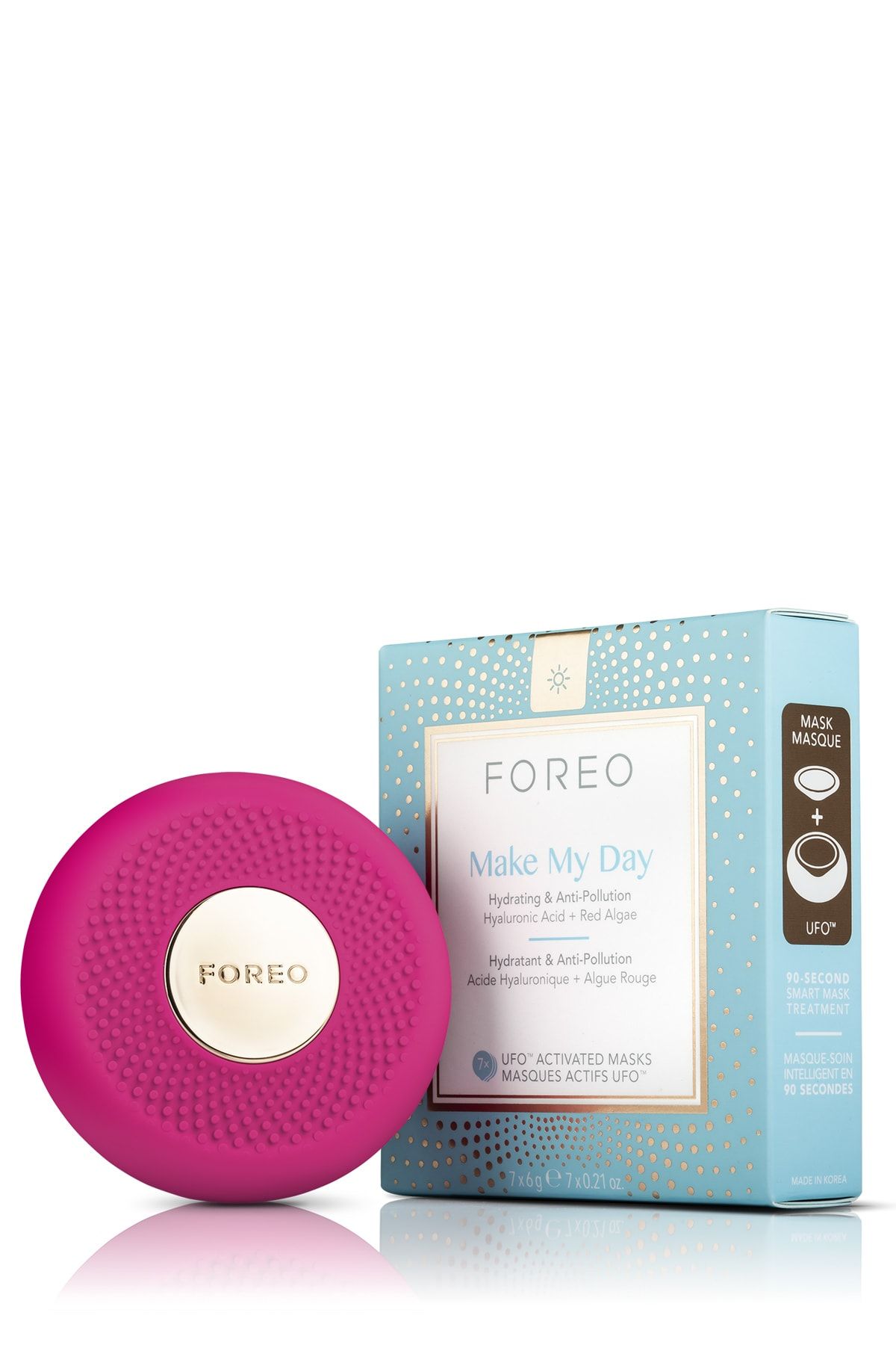 Foreo Ufo Mini™ Akıllı Maske Terapi Cihazı + Make My Day 7'li Maske