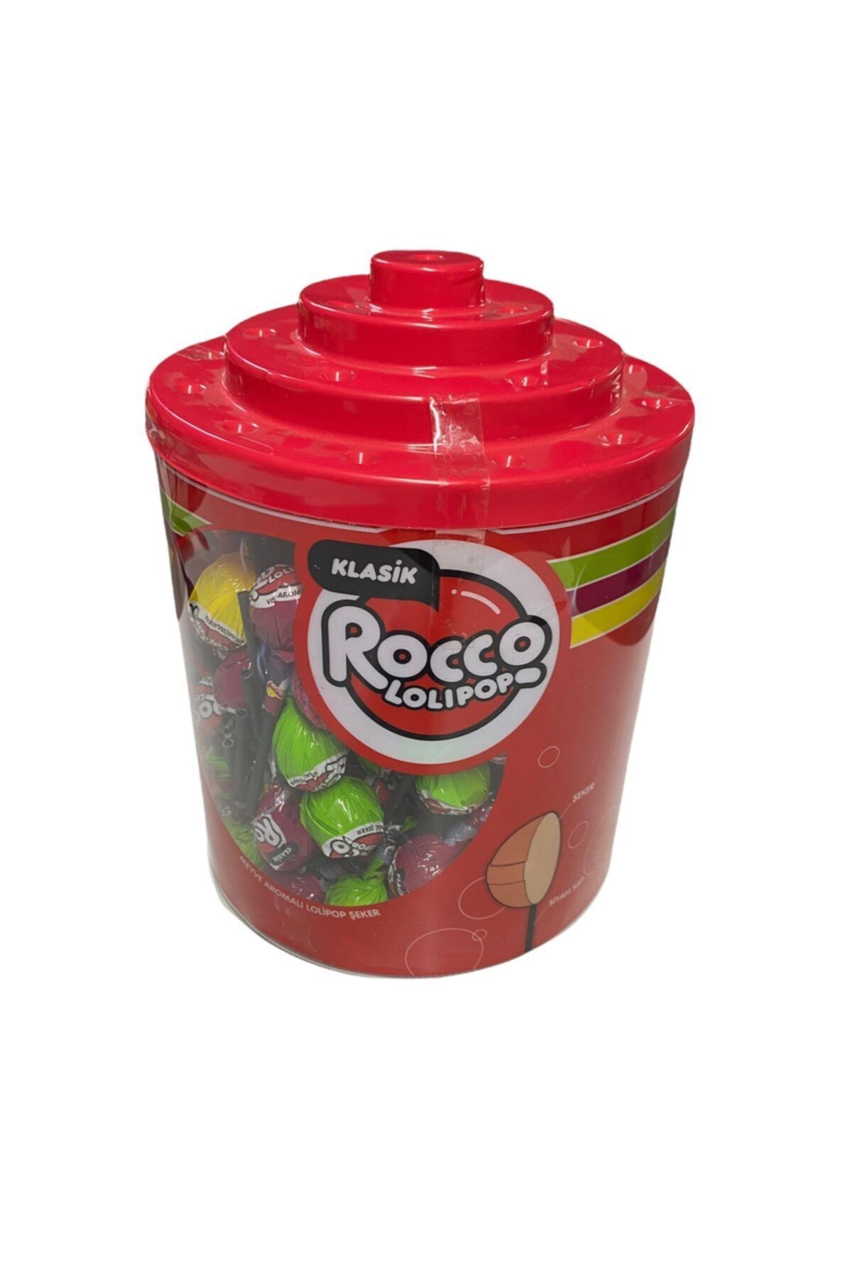 Rocco Lolipop Meyve Aromalı Şeker 8 Gr X 130 Ad
