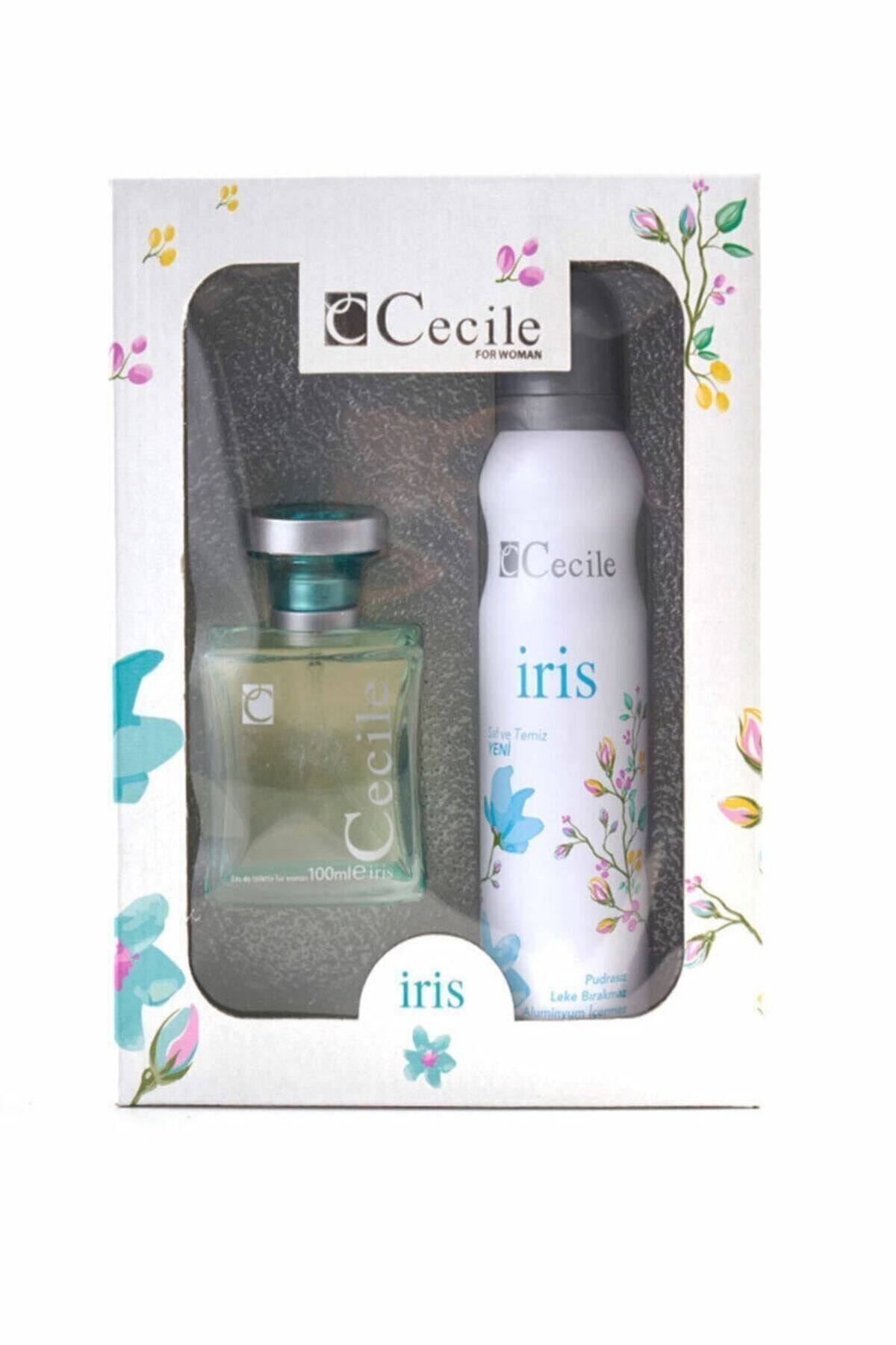 Cecile Iris Edt 100 ml 150 ml Deodorant Kadın Parfüm Seti