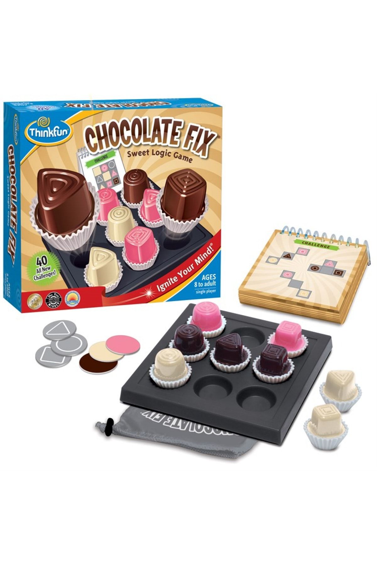 Genel Markalar Çikolata Yerleştirme Mantık Oyunu Chocolate Fix Akıl Oyunu