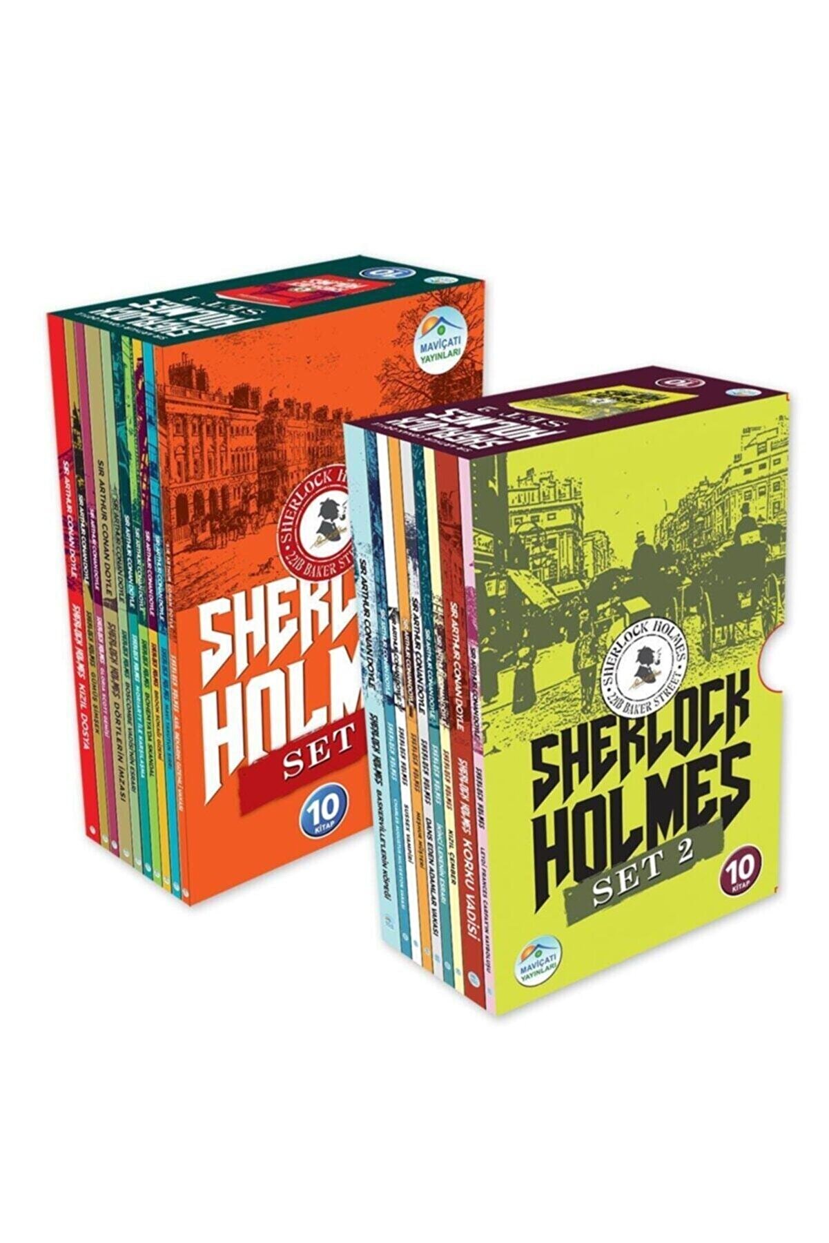 Mavi Çatı Yayınları Sherlock Holmes Serisi 20 Kitap Set Maviçatı Yayınları