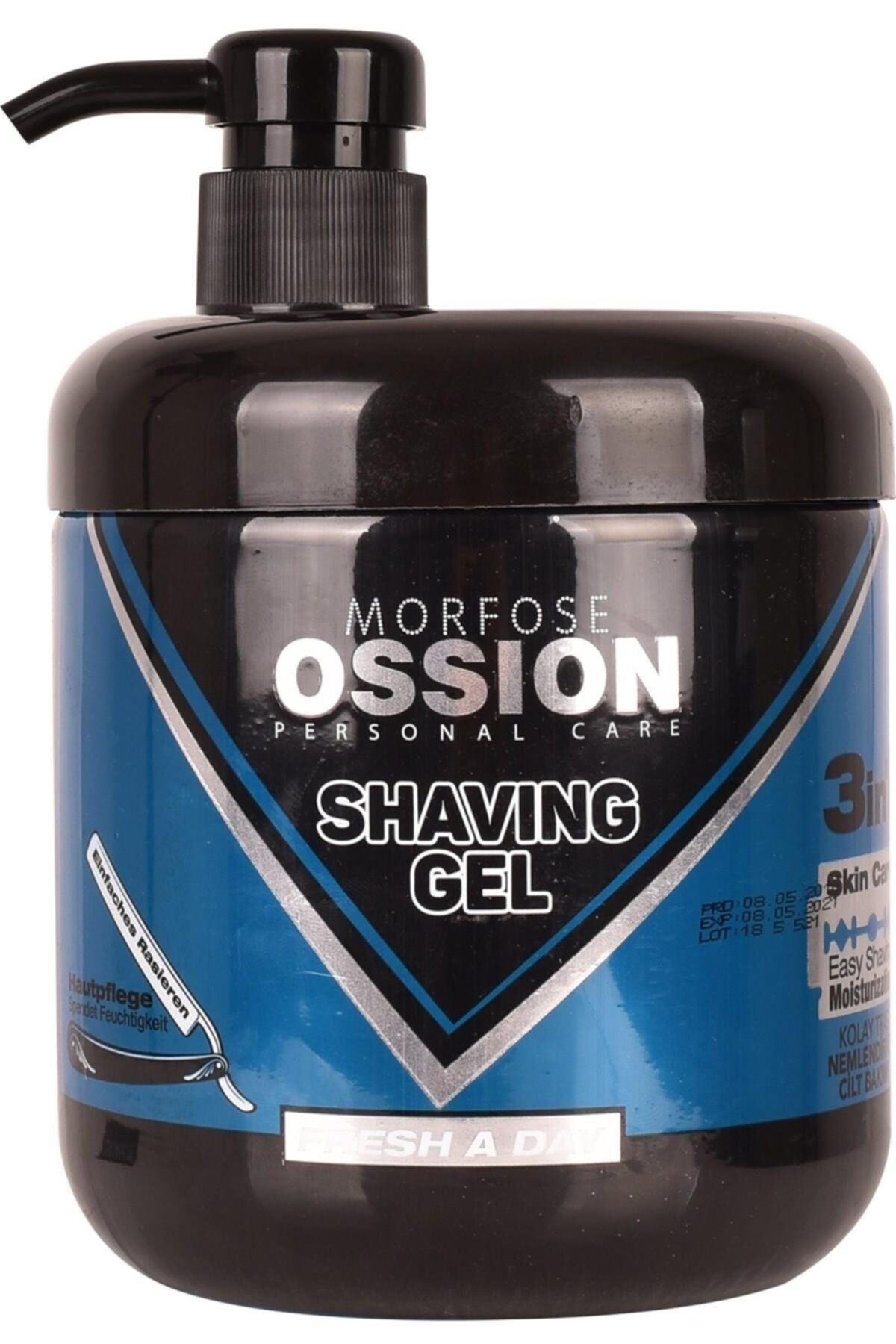 Morfose Ossion Shaving Gel 3in 1 /traş Jeli 900 ml