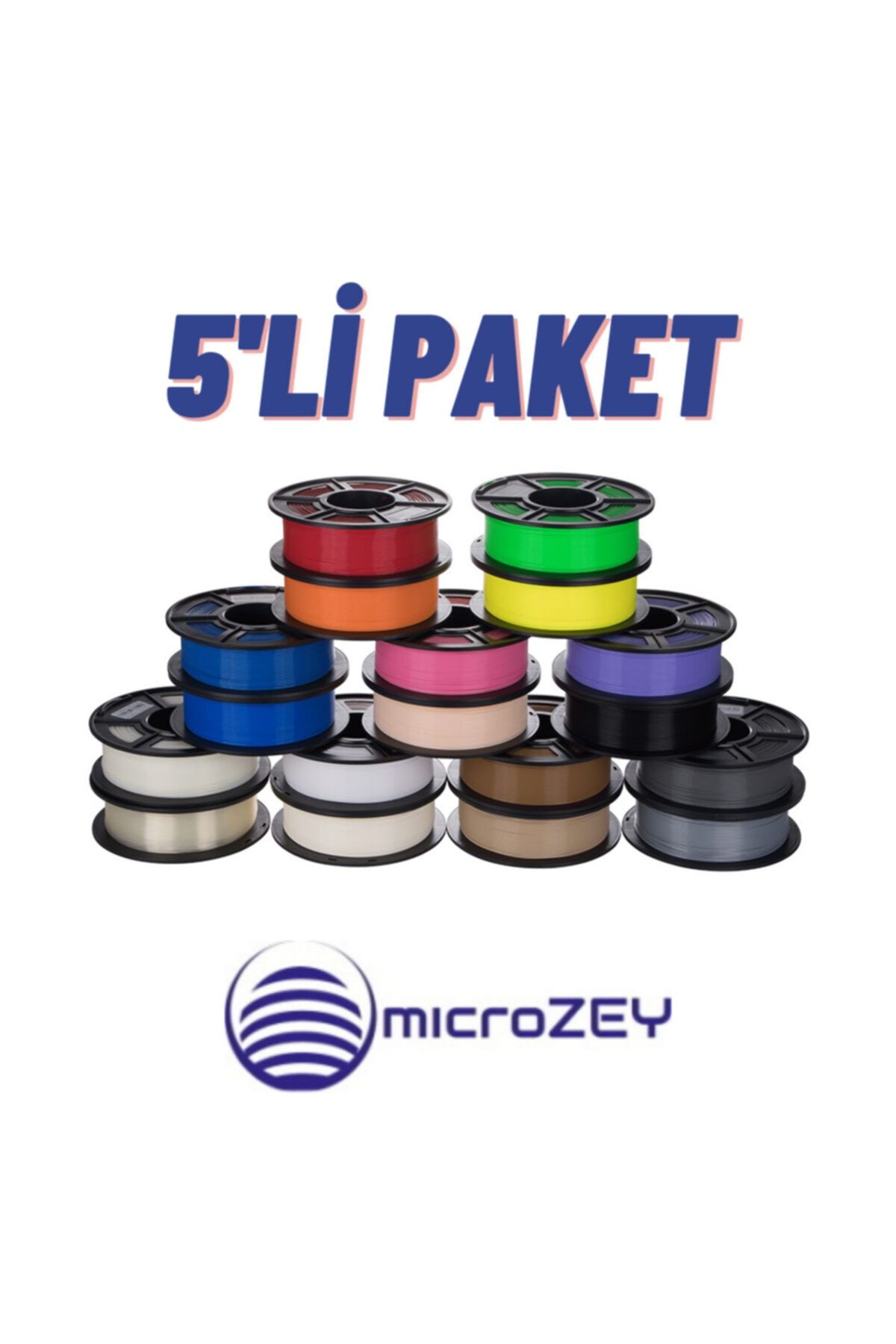 Microzey Kampanyalı Pla Filament Paketi-5 Kg