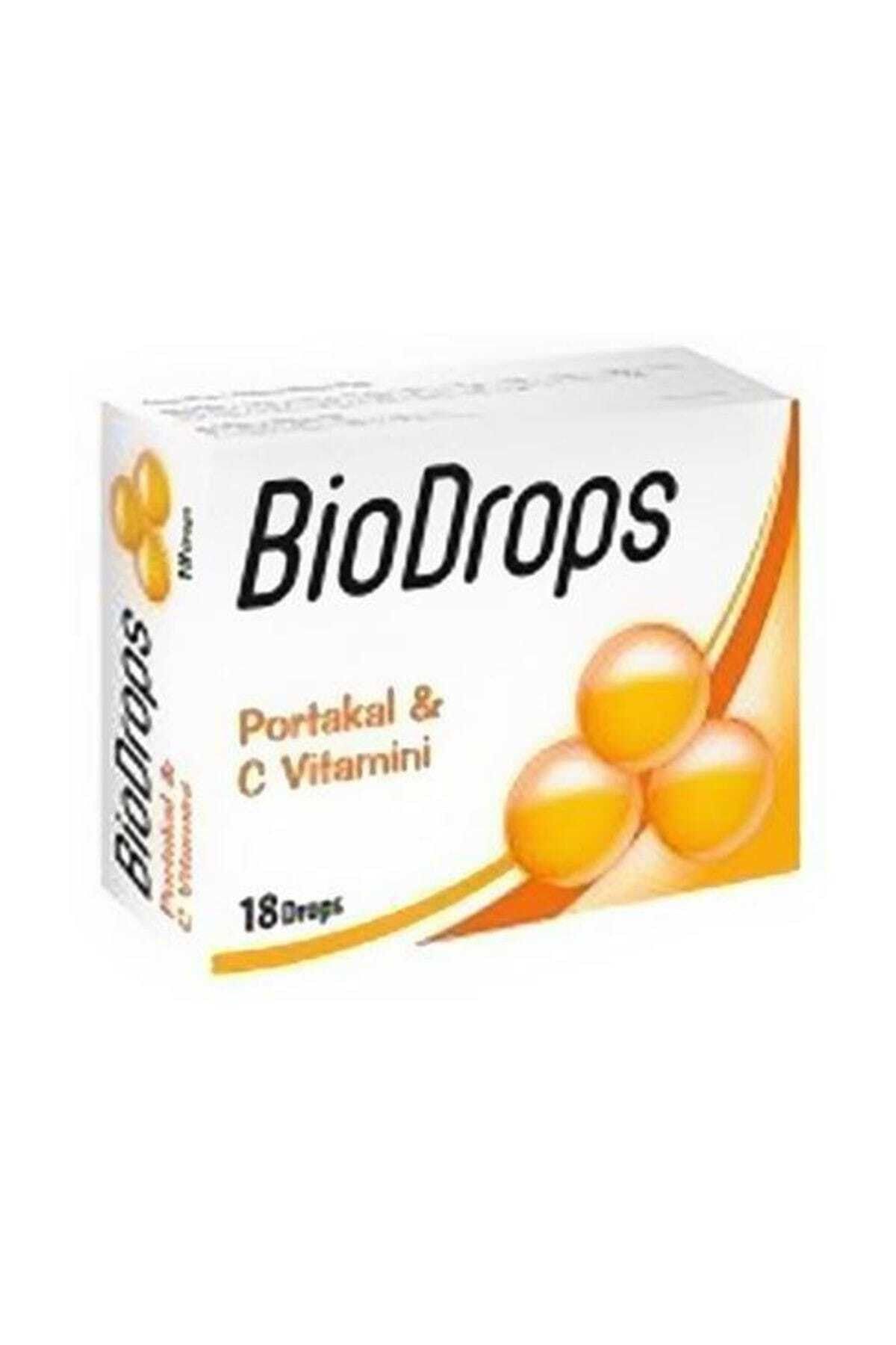 Biodrops Portakal C Vitamini Pastıl 18 Drops