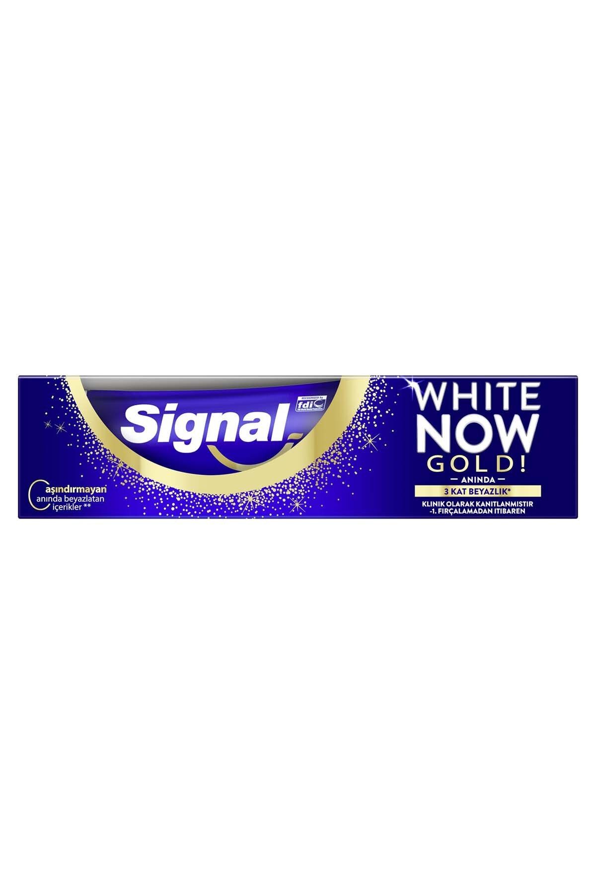 SİGNAL WHİTE NOW GOLD 75 ML_1