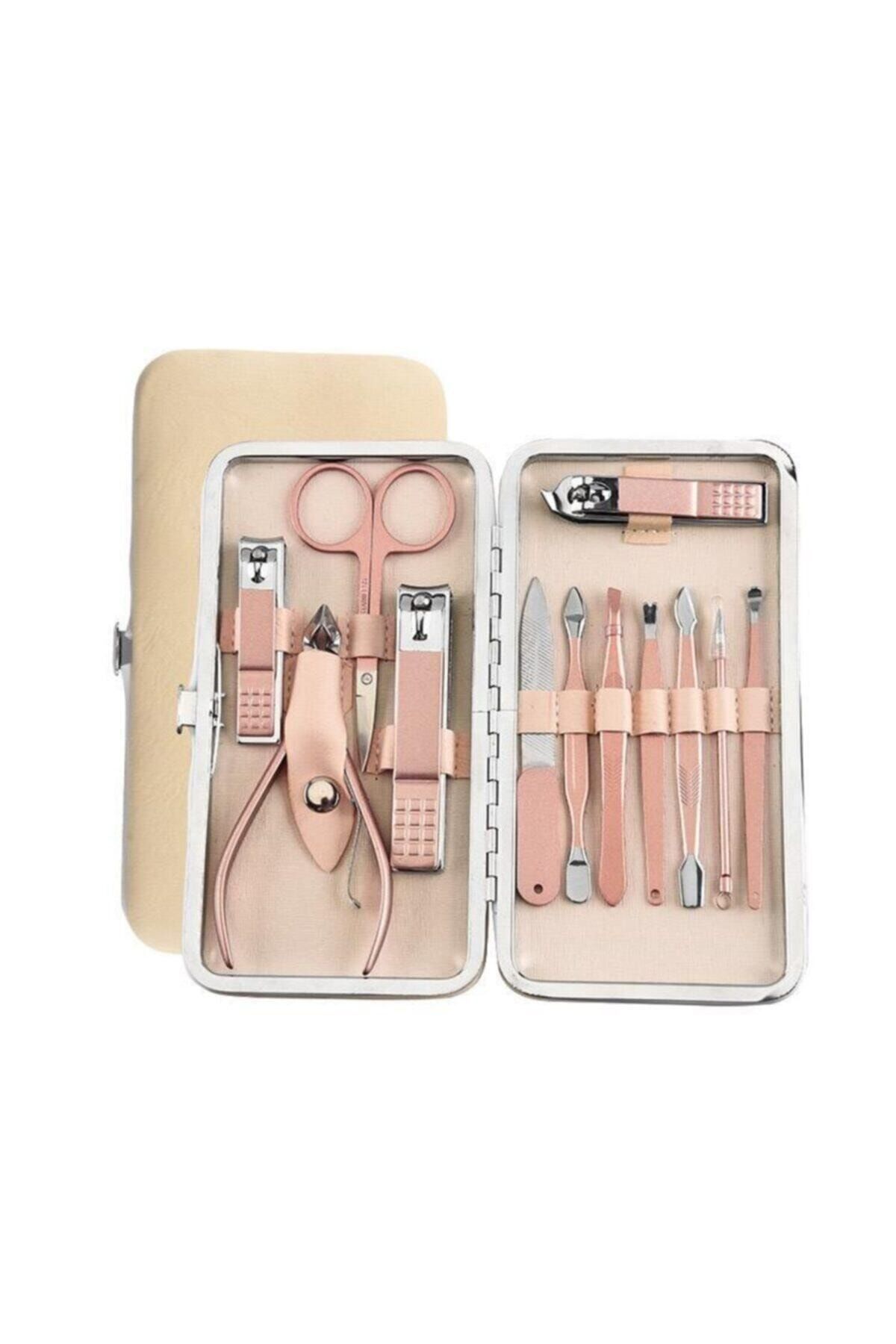 Ocean Çantalı Paslanmaz Çelik Manikür&pedikür Set 12 Parça 6925300017739