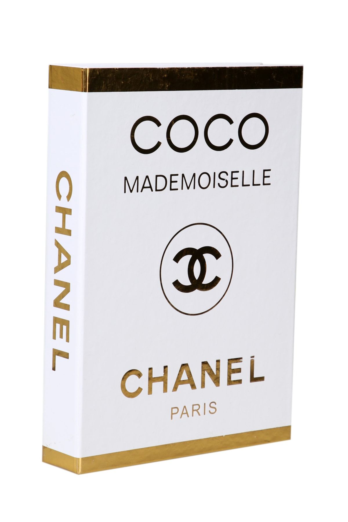 irayhomedecor Coco Chanel Dekoratif Kitap Kutusu