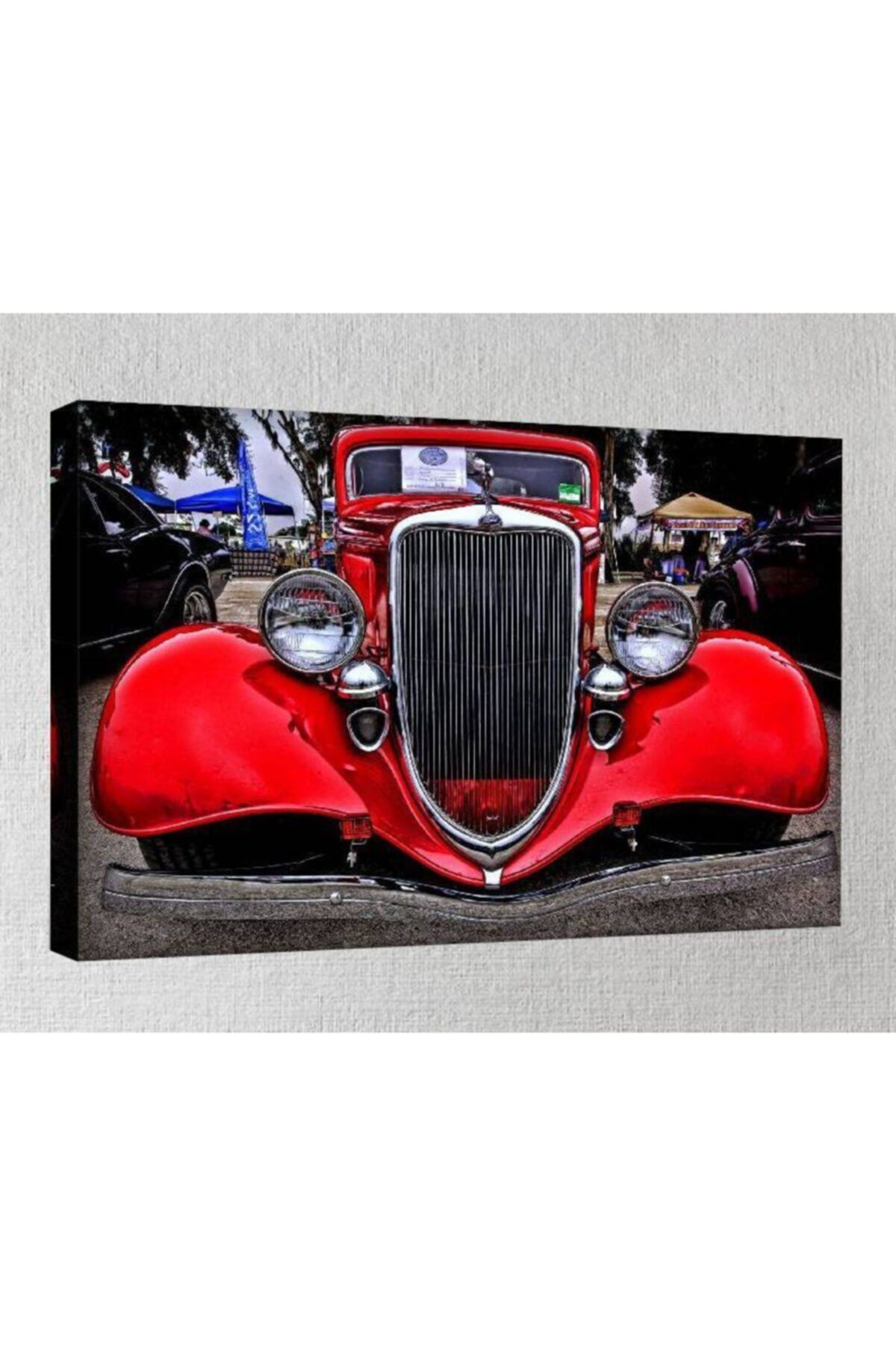 Lukas Kanvas Tablo 35x50 cm Eski Arabalar