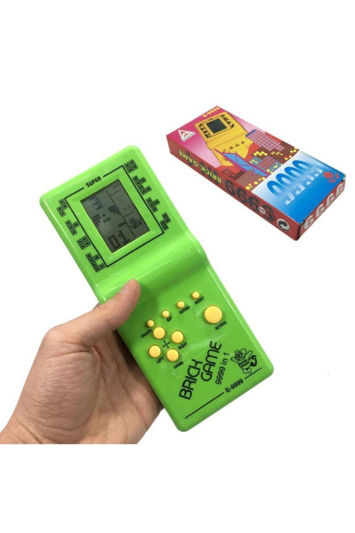 Super 9999 Oyunlu El Atarisi Tetris Oyun Konsolu Nostalji Oyuncak