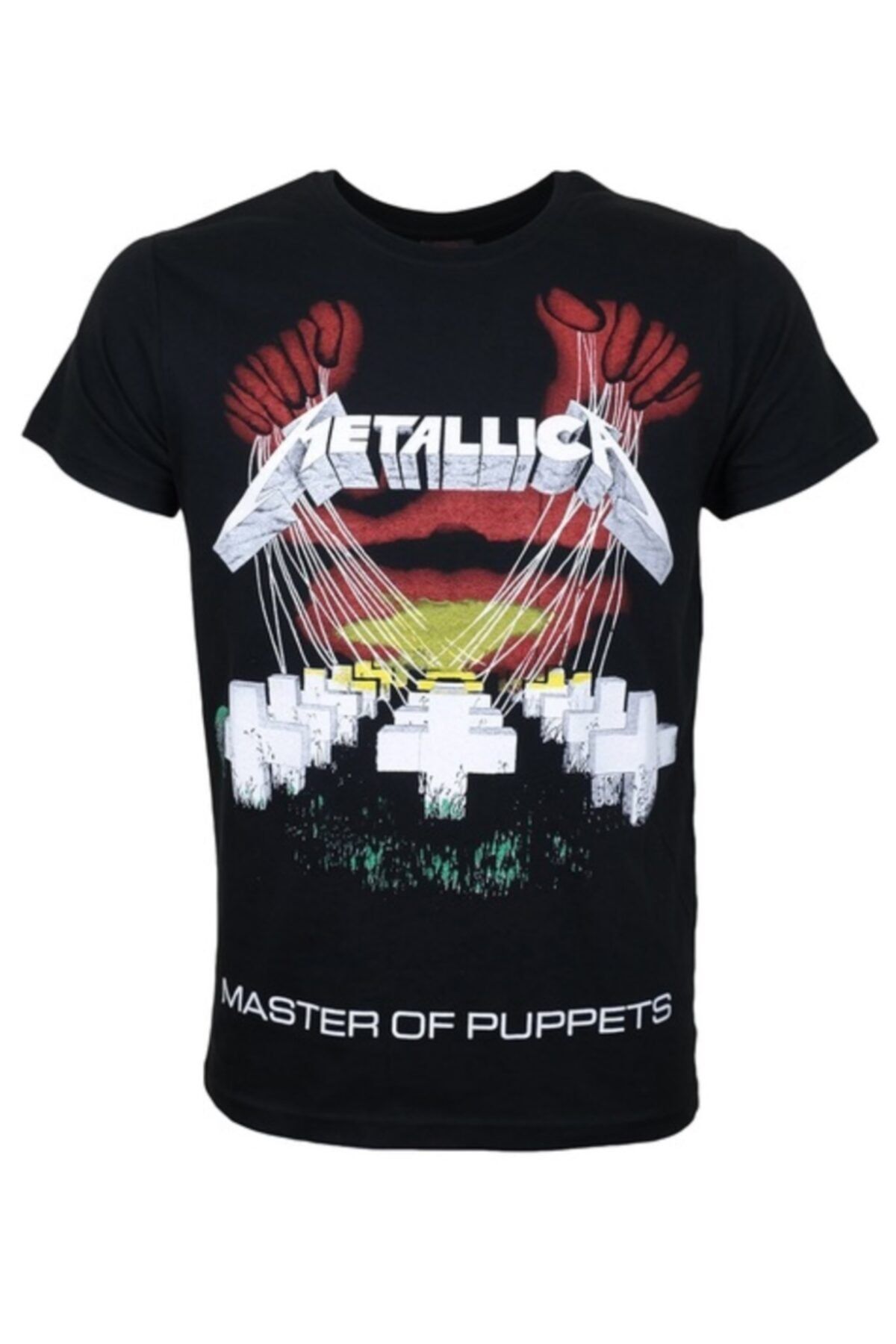 StüdyoÜmitTişört Metallıca - Master Of Puppets Metal Band Baskılı Penye Tişört