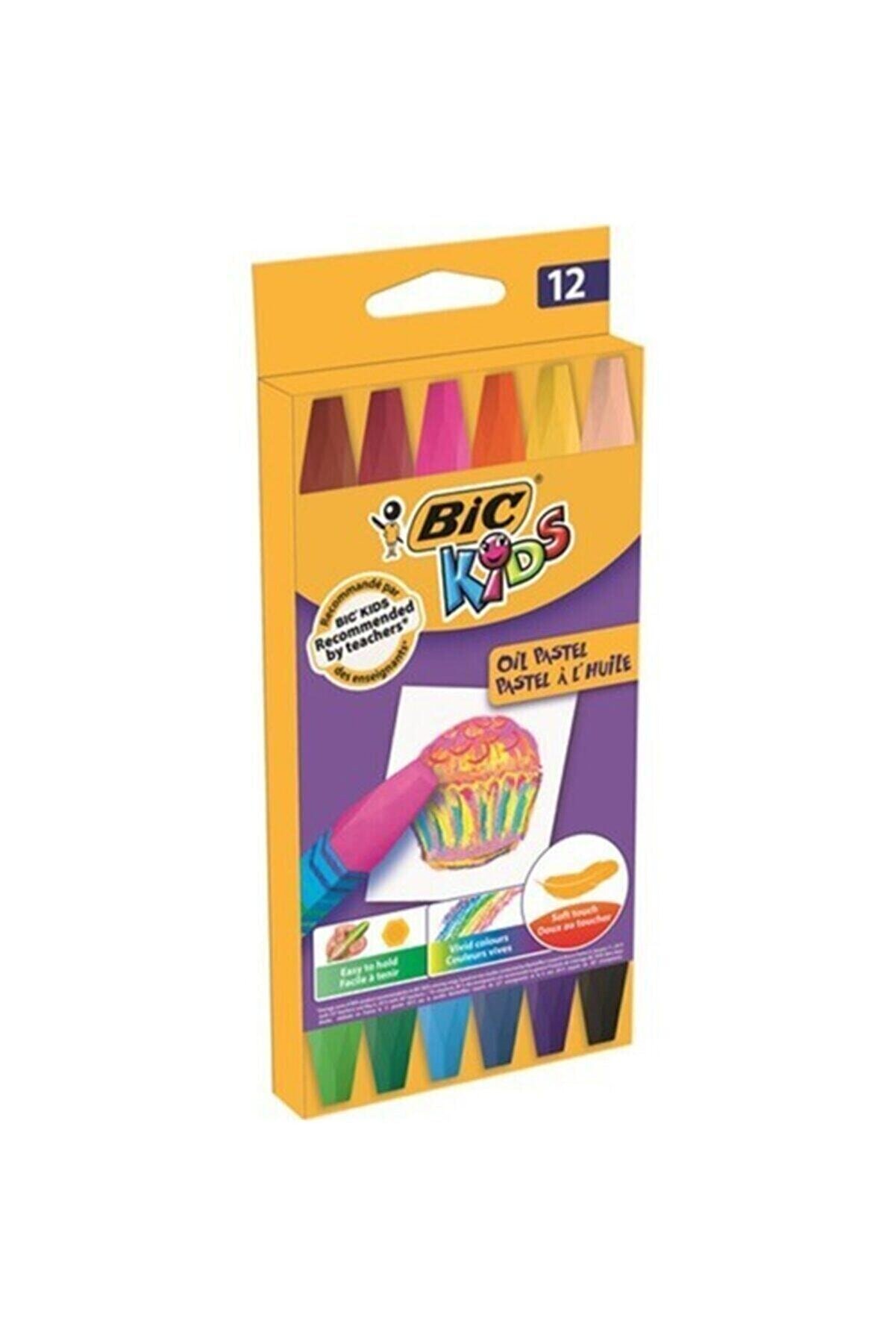Bic Kids Oil Pastel 12 Li 07.14.029.022