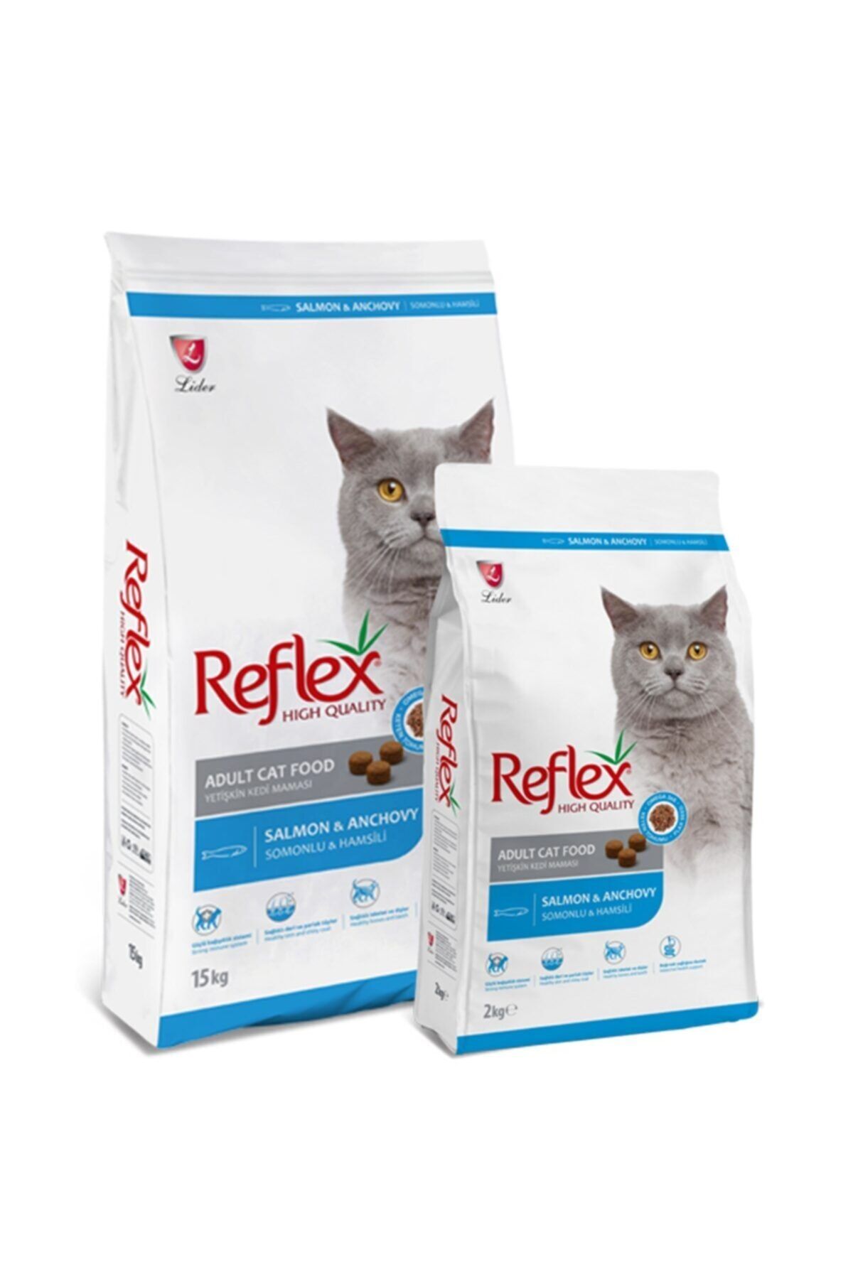Reflex Plus Adult Cat 32-15 Salmon&anchovy 2 kg