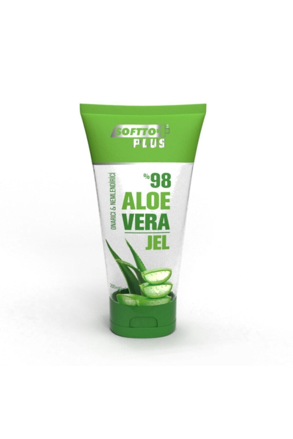 Softto Plus Aloe Vera Onarıcı Ve Nemlendirici Jel 200 ml
