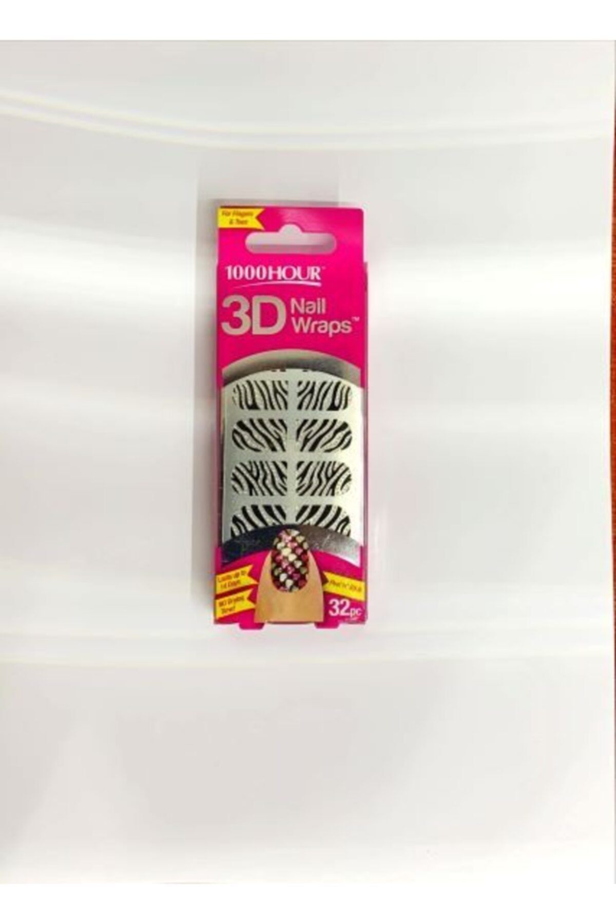 1000Hour 1000 Hour 3d Nail Wraps Tırnak Süsü 32 Adet Nail Art Sticker