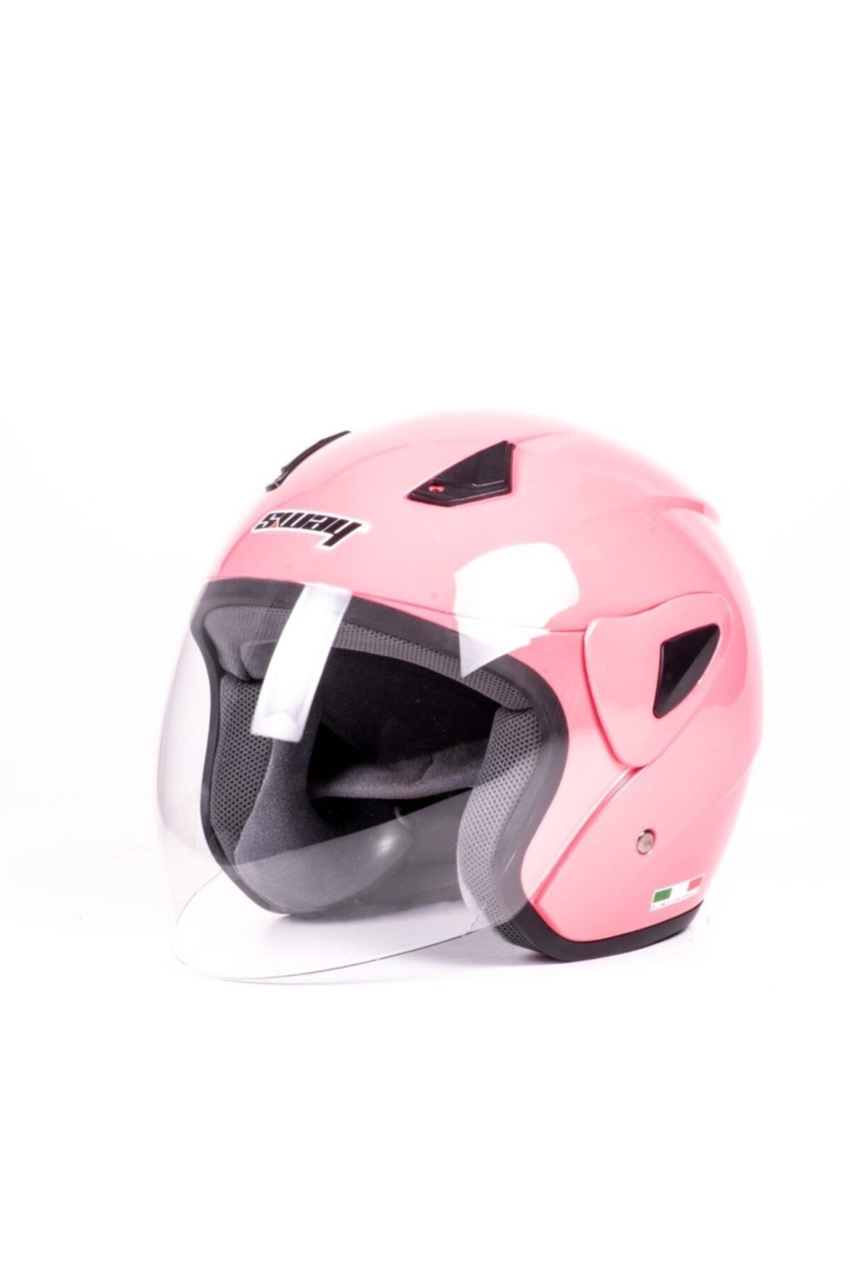 Helmet S Sway 700 Yarı Camlı Kask Pembe Ce Güvenlik Sertifikalı-l