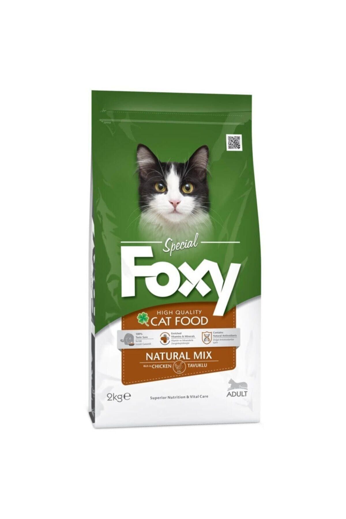 Foxy 30/15 Natural Mix Tavuk Etli Kedi Maması 2 kg