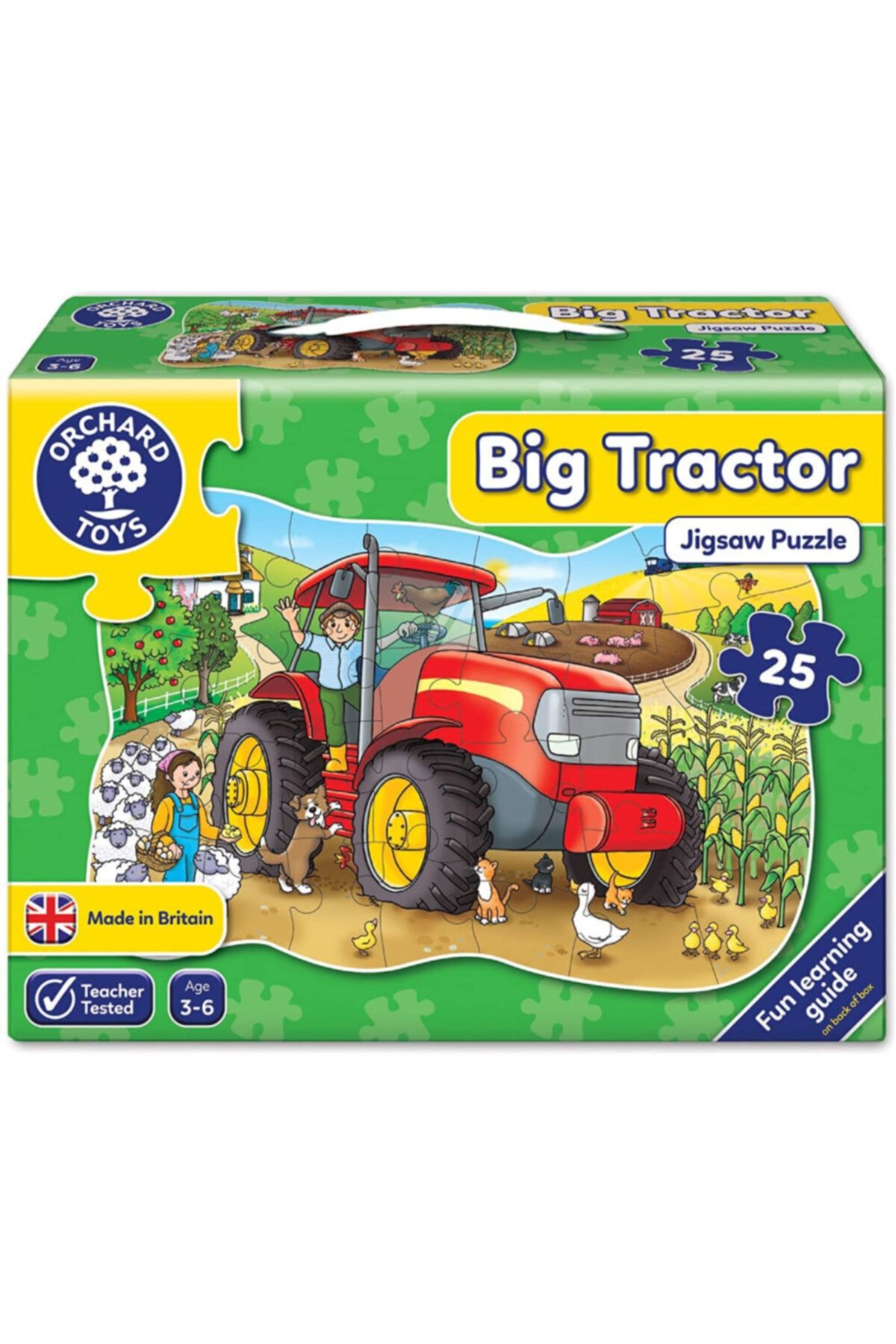 ORCHARD Big Tractor Puzzle ( Büyük Traktör Yapboz ) 3-6 Yaş 224