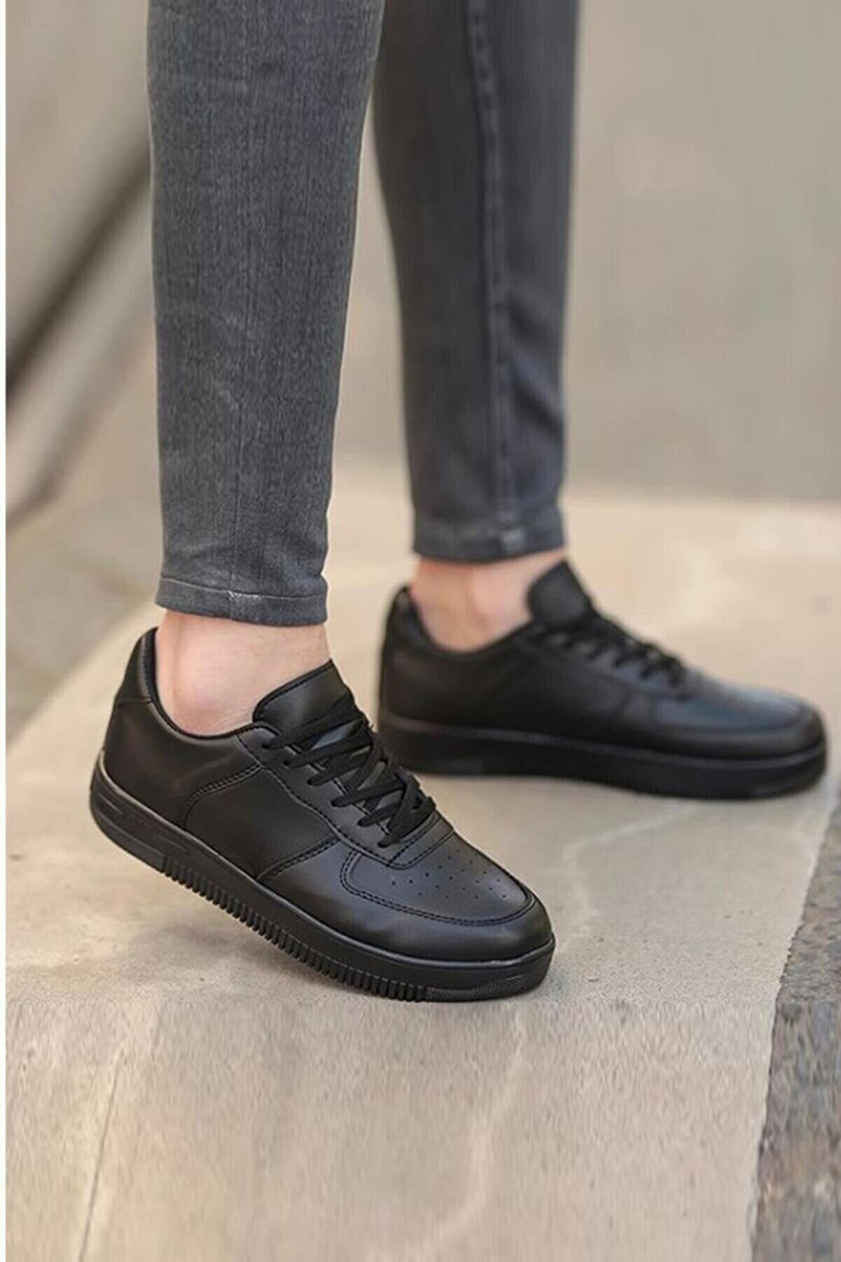 Muggo Siyah Unısex Sneaker Ayakkabı