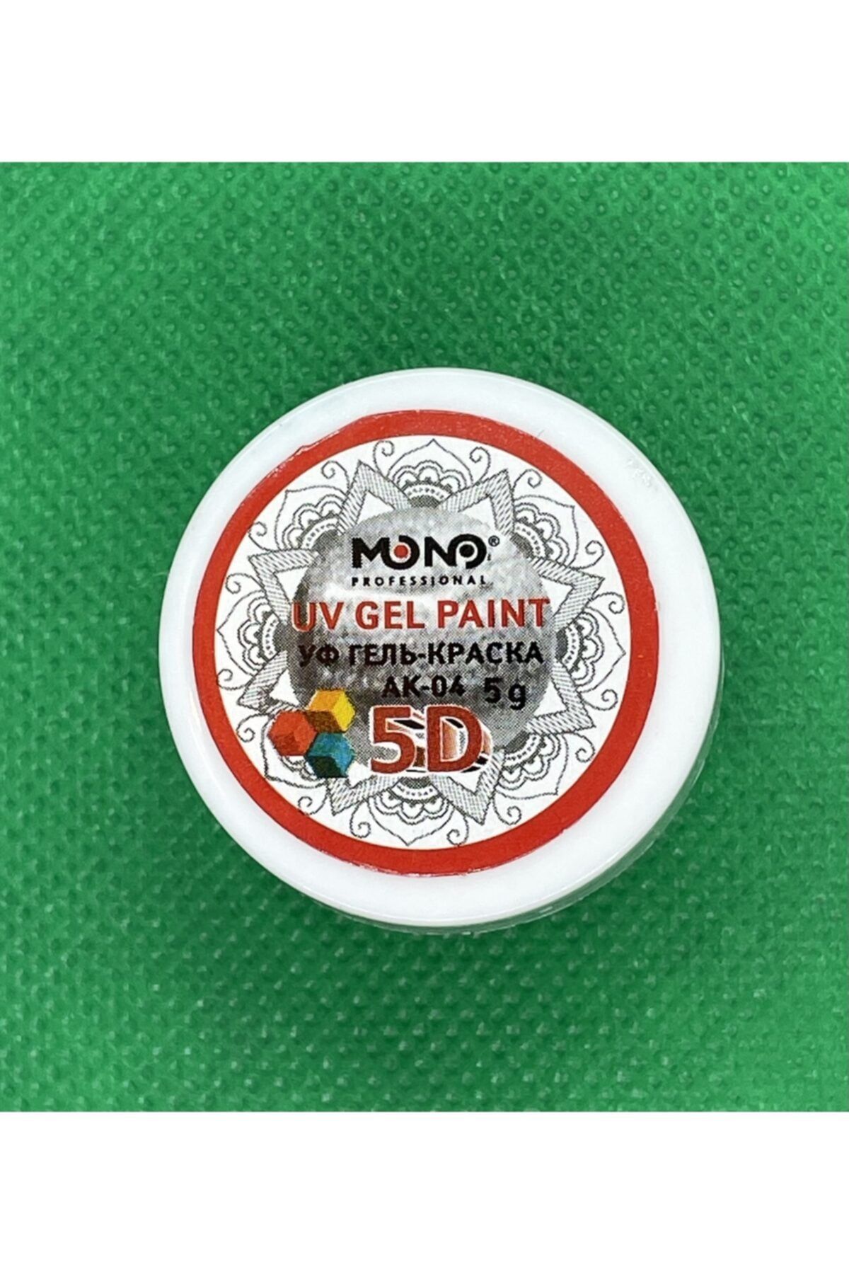 DIAMOND PROFESSIONAL Kraska / Nail Art Uv Gel Shimmer Silver 5gr