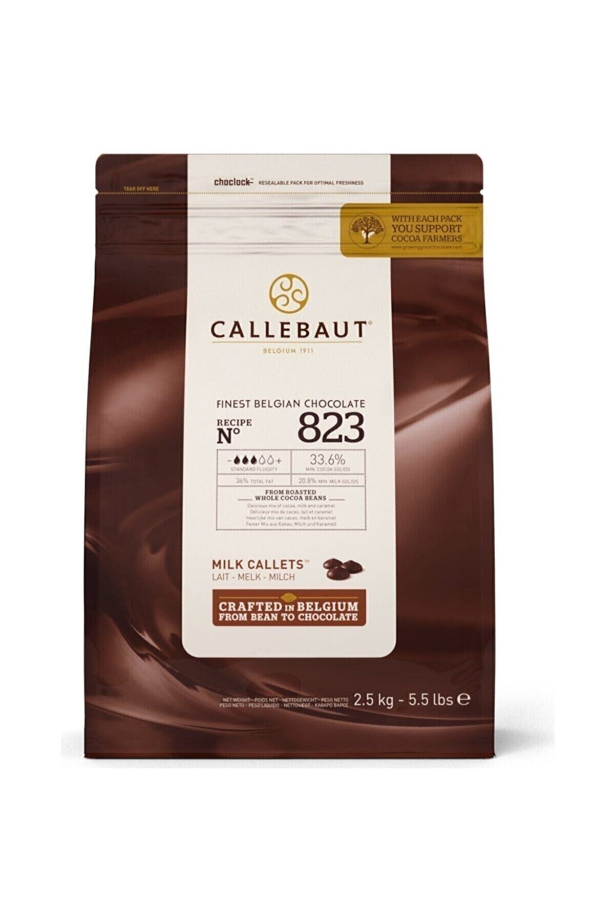 Callebaut Sütlü Damla Çikolata 823 2.5 kg